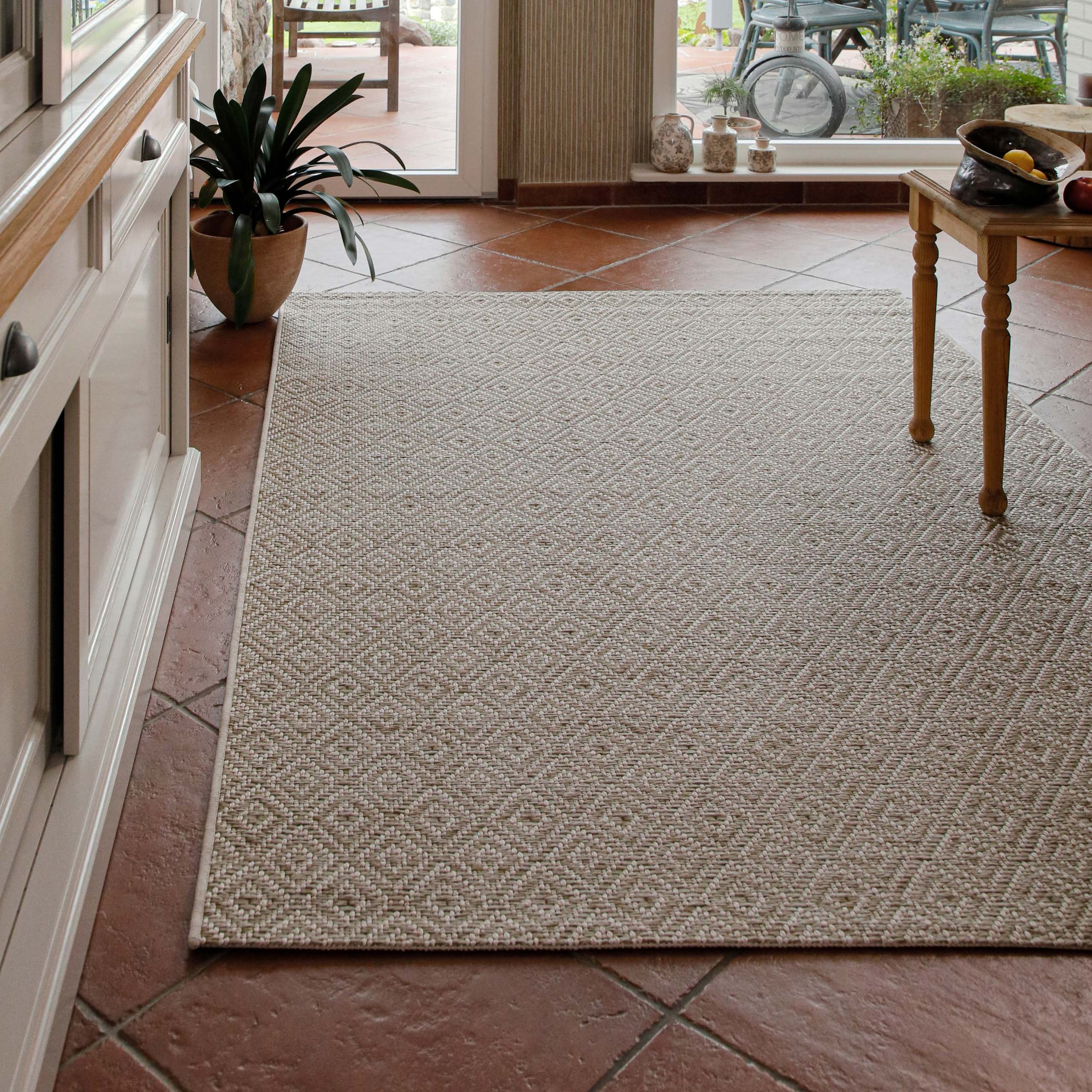 Wecon home Läufer »Buhai« rechteckig 3 mm Höhe ultraflacher Schmutzfangläufer, rutschfest, waschbar, wetterfest