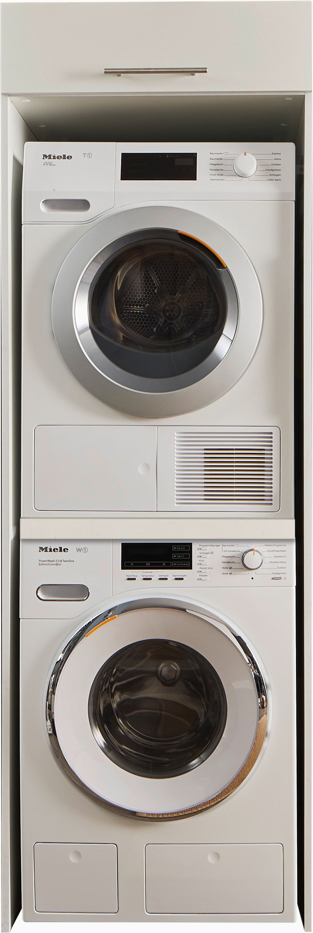Laundreezy Waschmaschinenumbauschrank »LAUNDREEZY LDL« Topseller, Breite 67,5 cm, höhenverstellbare Füße, Soft-Close