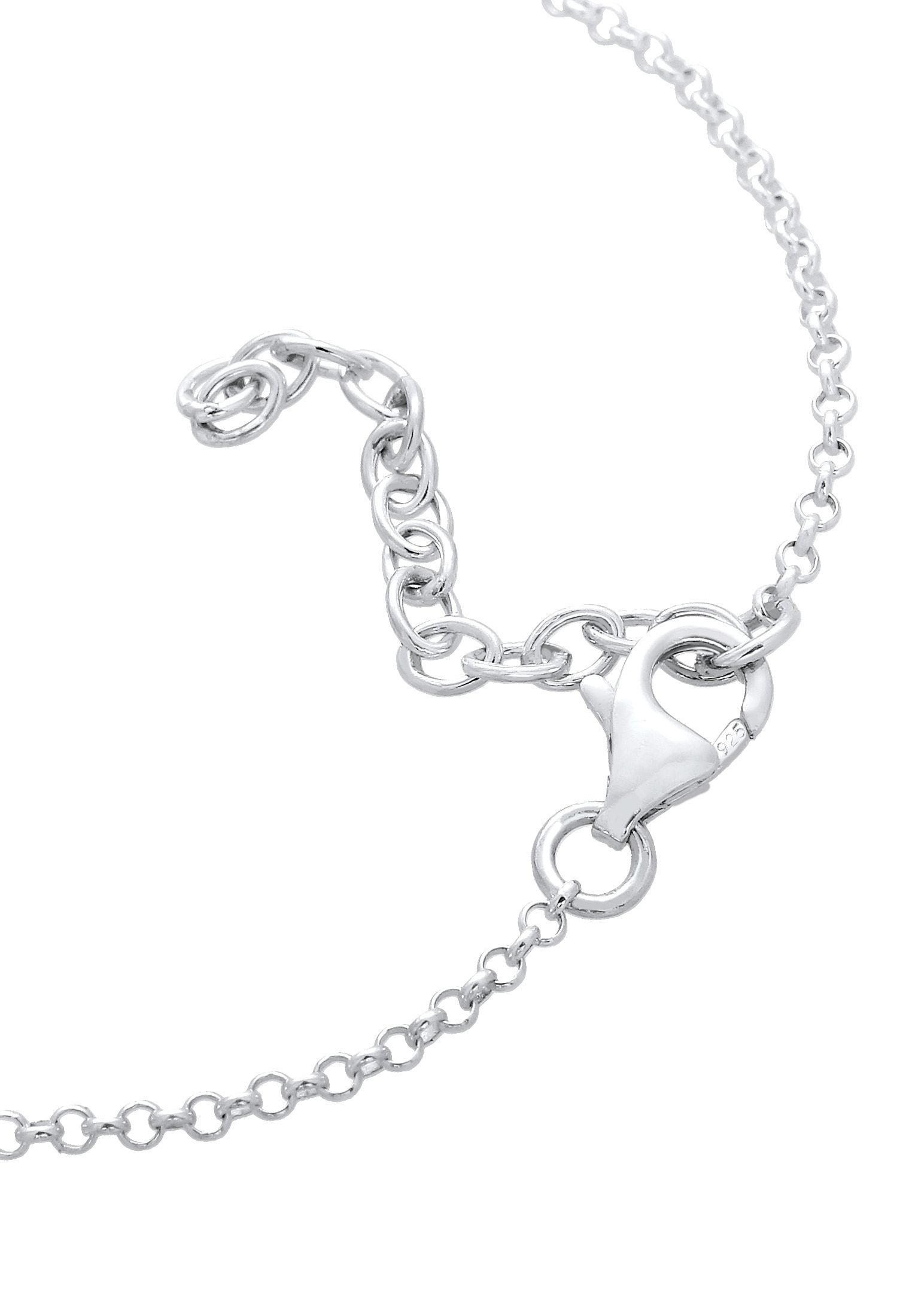 Elli Armband »Weltkugel Plättchen Anhänger 925 Sterling Silber«