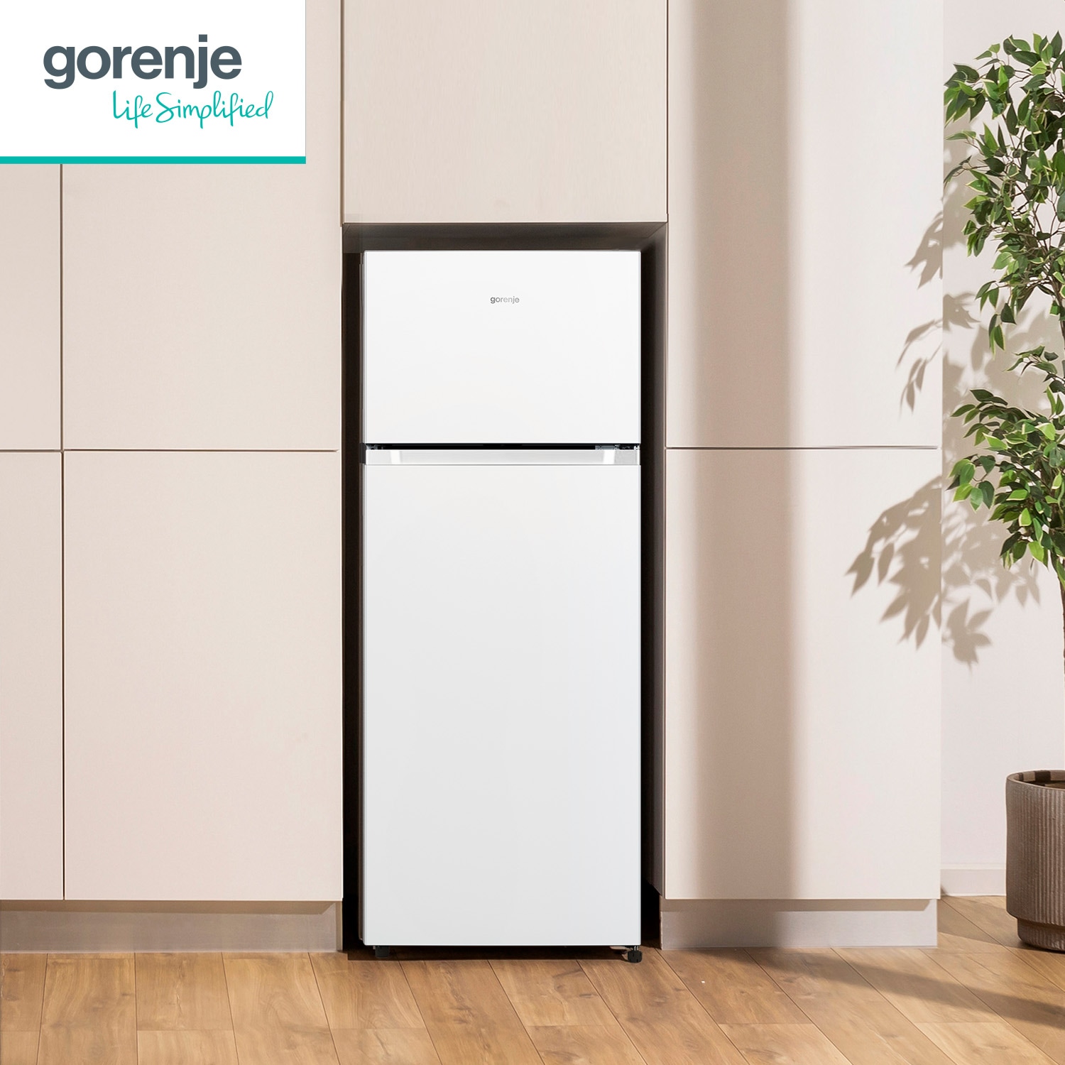 GORENJE Kühl-/Gefrierkombination »RF4142PW4« 143,6 cm hoch 55 cm breit