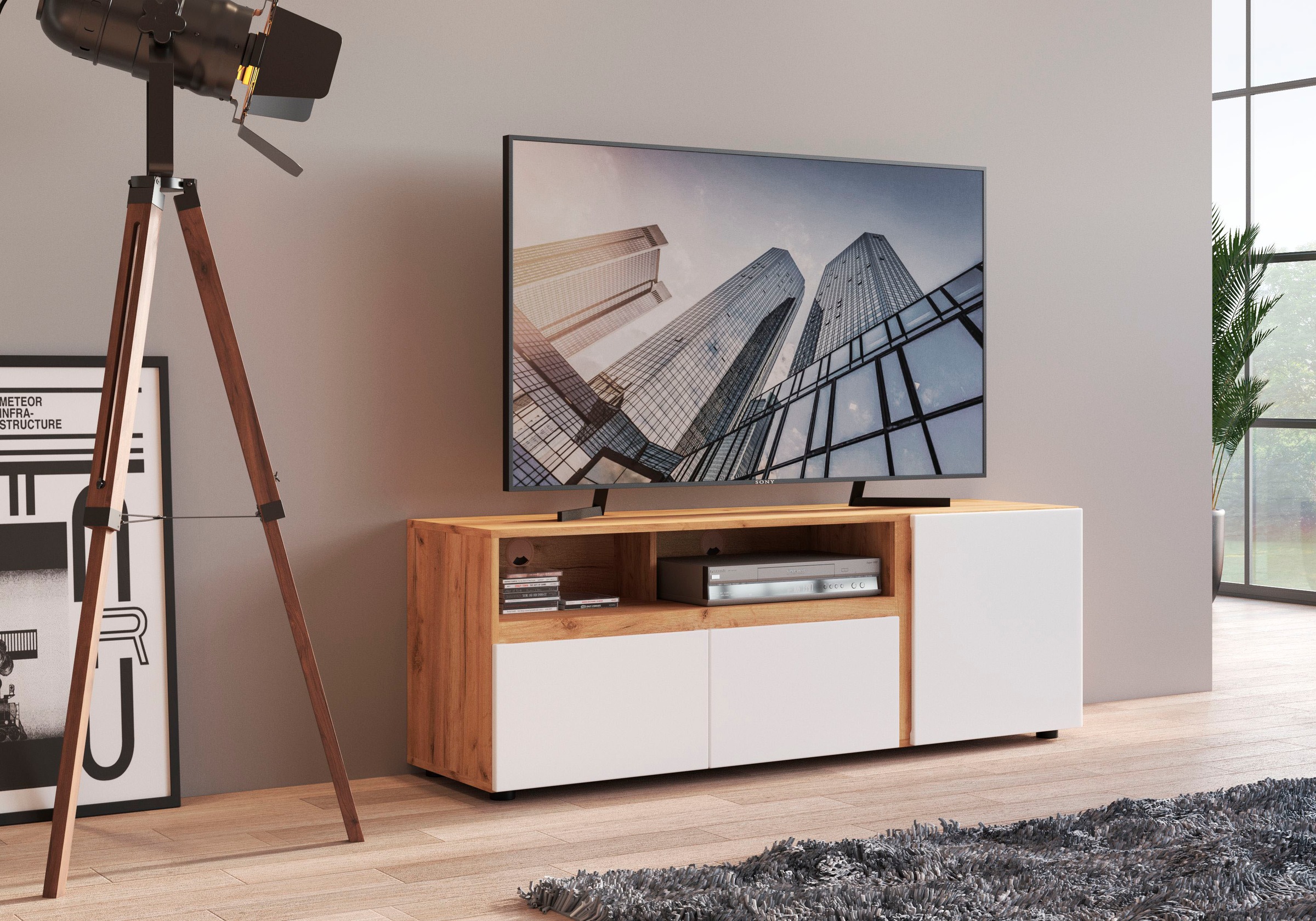 Home affaire Lowboard "Morongo" Breite ca. 149 cm günstig online kaufen