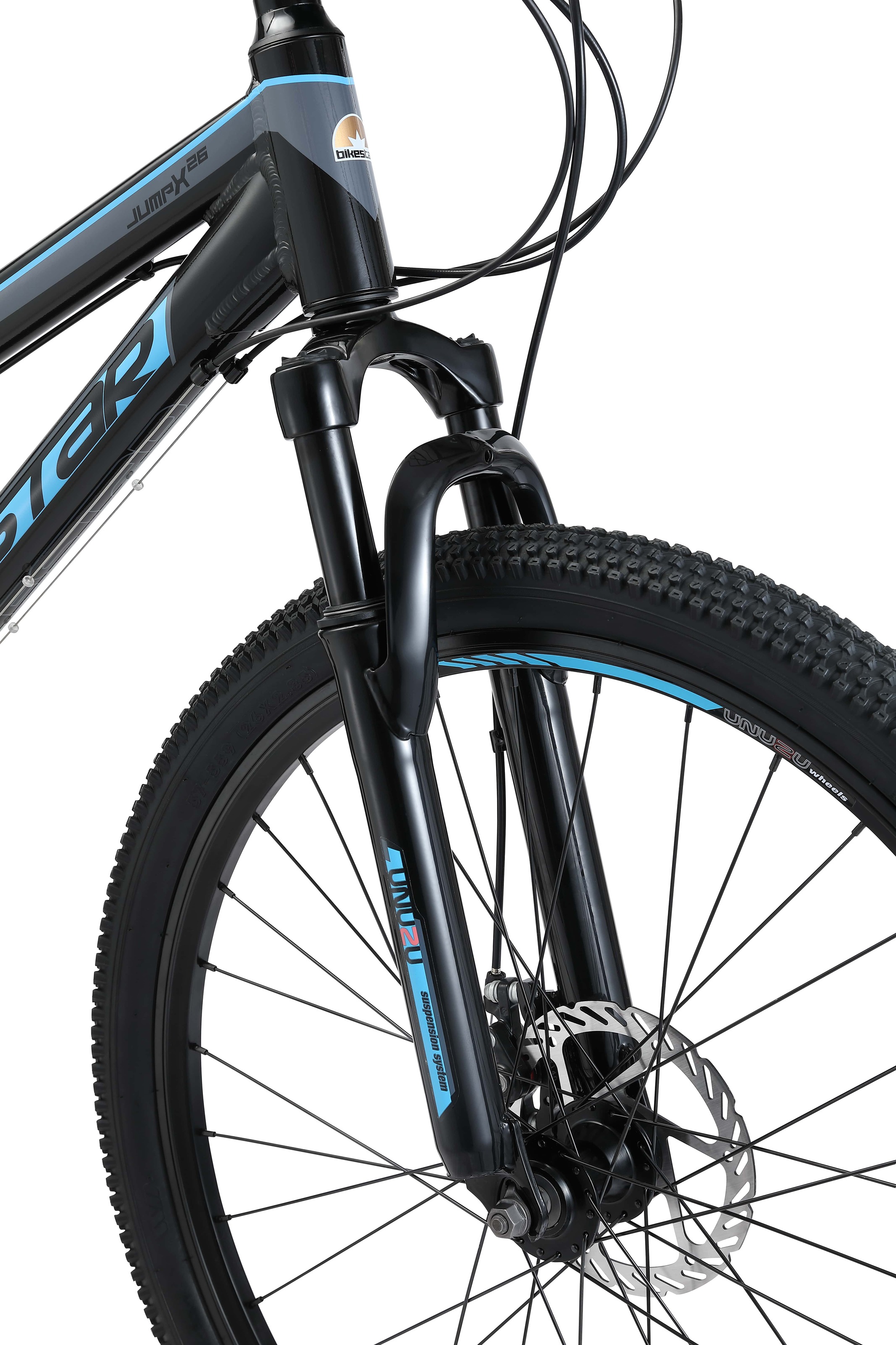 Bikestar Mountainbike, 21 Gang, Shimano, RD-TY300 Schaltwerk, Kettenschaltung, für Damen und Herren, Kettenschaltung