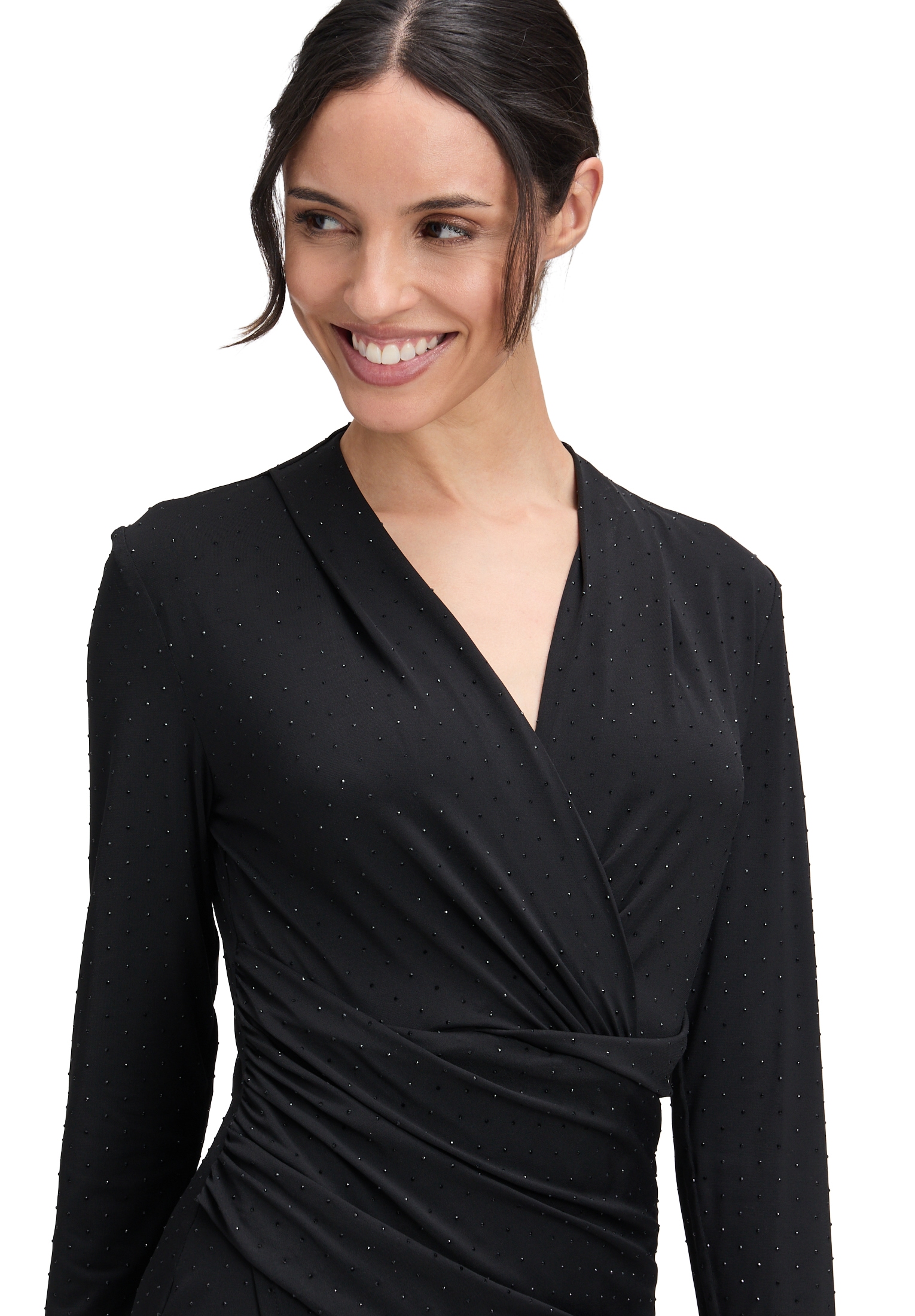 Vera Mont Abendkleid »Vera Mont Damen Abendkleid mit V-Ausschnitt«