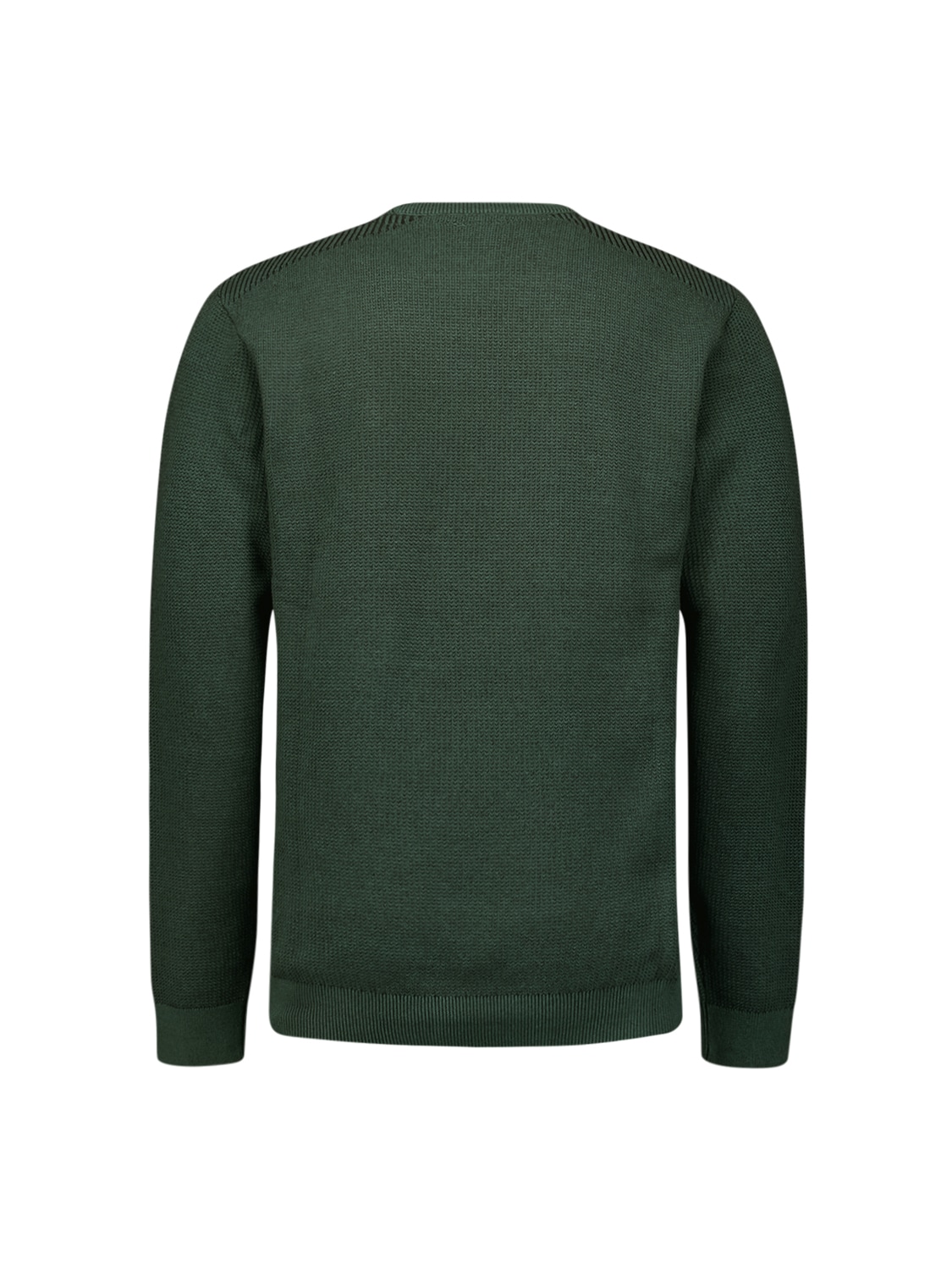 NO EXCESS Rundhalspullover »No Excess Rundhalspullover mit Raffinierter Zwei-Farben-Jacquard«