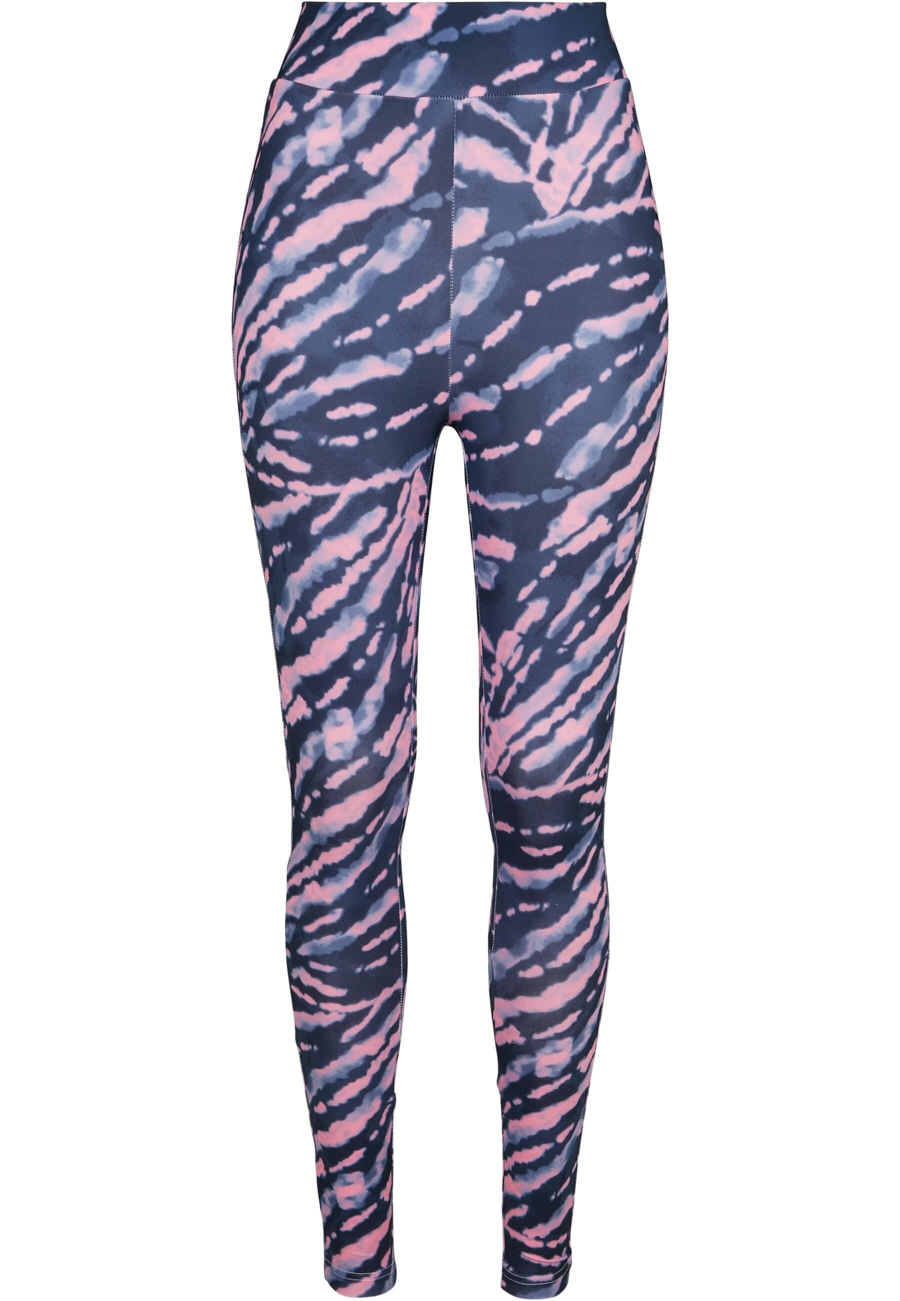 URBAN CLASSICS Leggings "Urban Classics Damen Ladies High Waist Tie Dye Leggings", (1 tlg.)