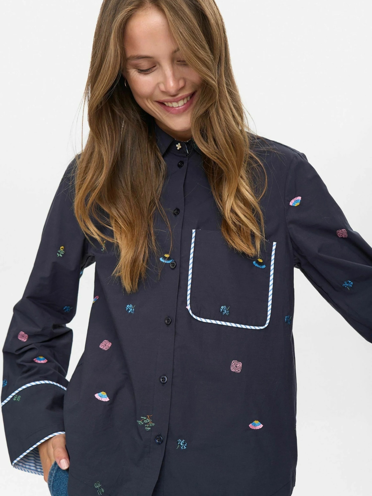 nümph Langarmhemd »Nümph Shirt NUCHIRO«
