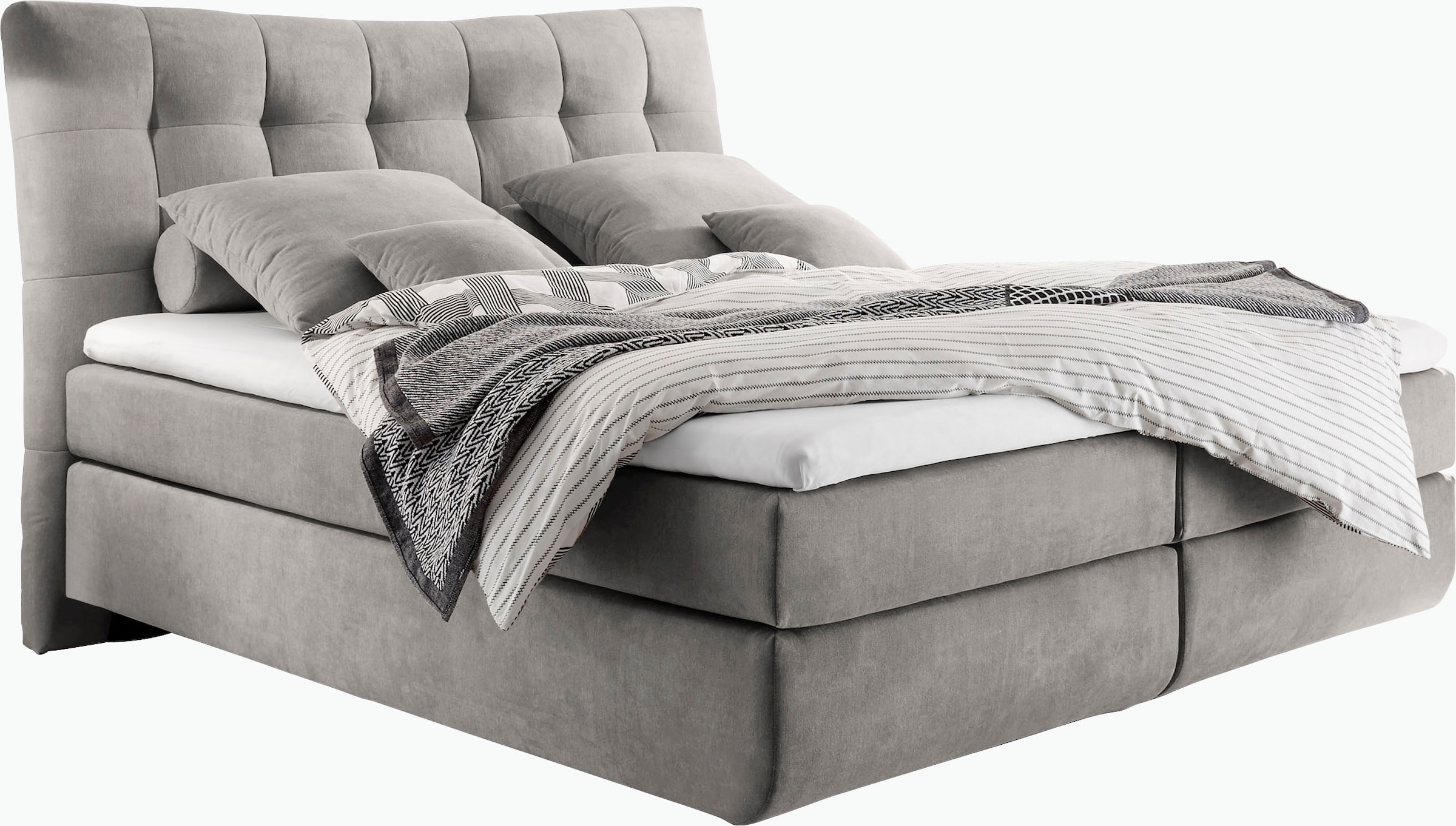 ED EXCITING DESIGN Boxspringbett »Malibu«, inkl. Topper