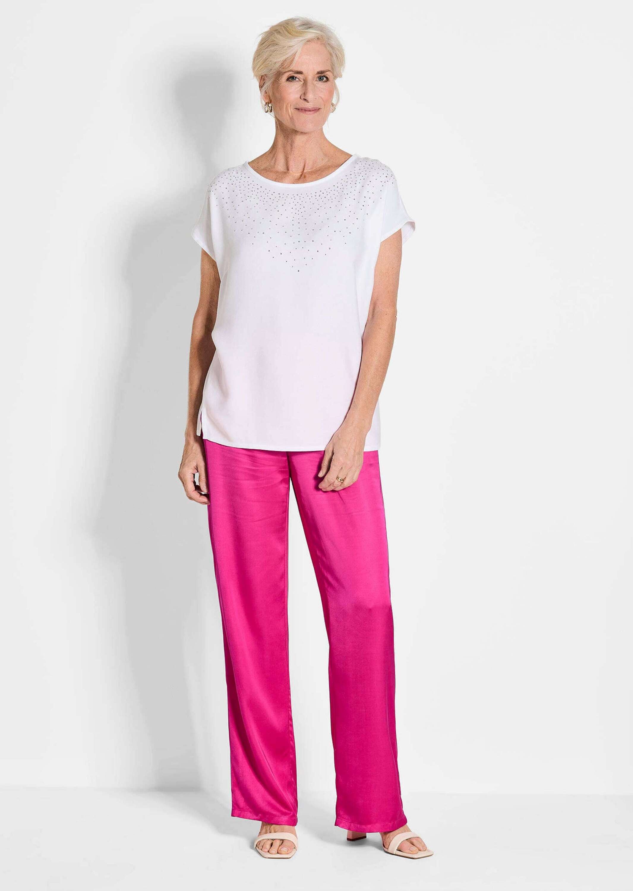 Goldner Vera Women's Pull-On Trousers Pink Size 23 3