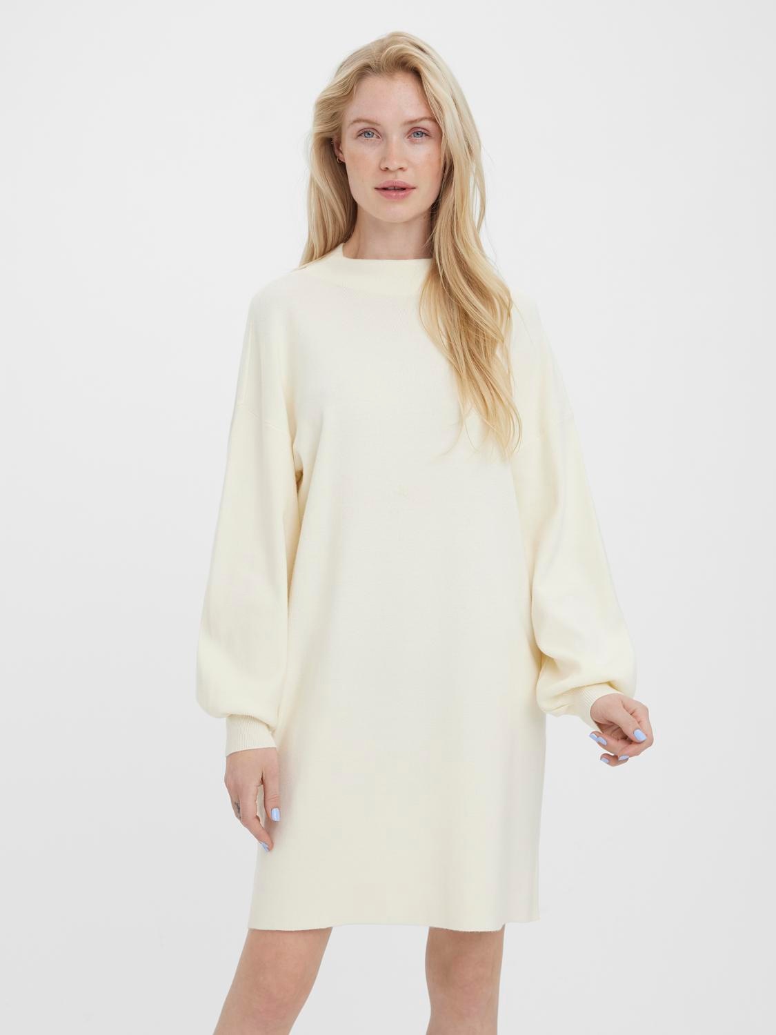 Strickkleid »VMNANCY LS FUNNELNECK DRESS GA NOOS«