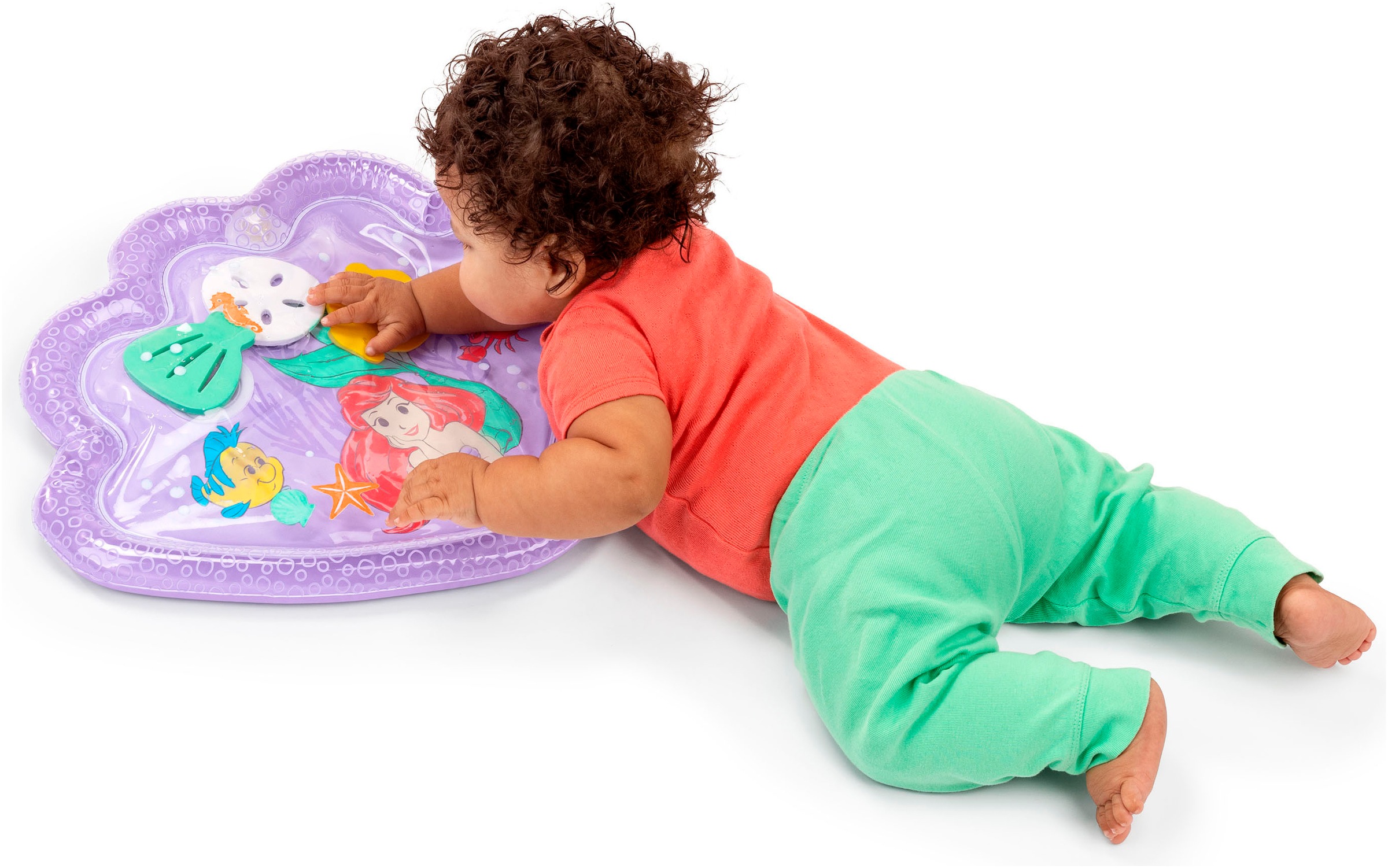 Bright Starts Spielmatte »The little Mermaid Sea TreasuresTummy Time Water Mat«