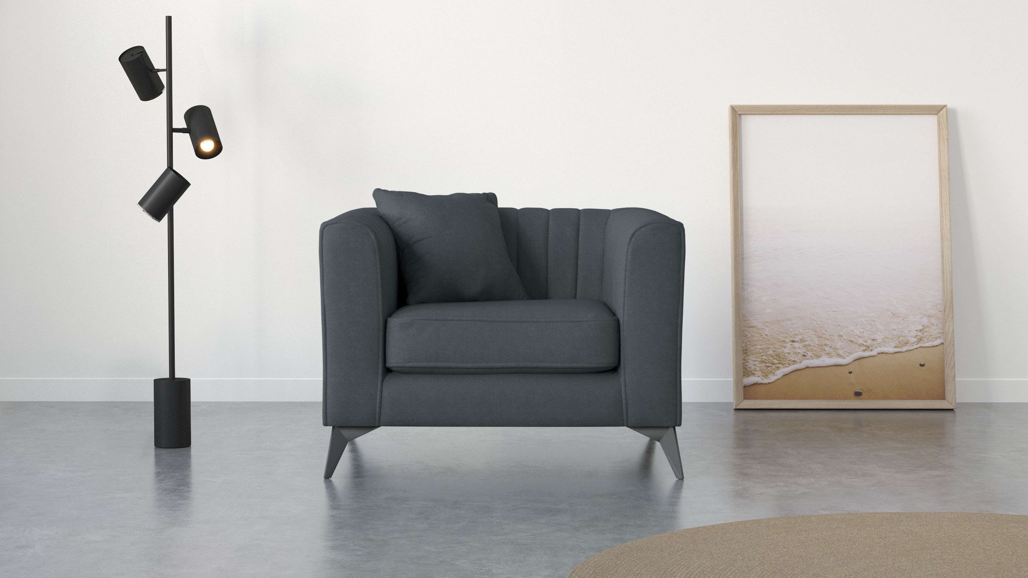 Places of Style Sessel "MATTHEW Loungesessel, Maße B/T/H: 99/86/74 cm", inc günstig online kaufen