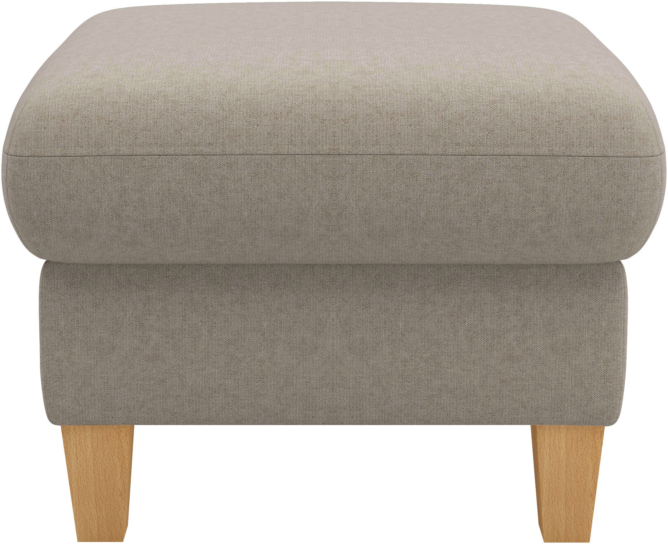 Thumbnail - Home affaire Polsterhocker "Rochelle" 1 Stk. tlg. Massive 12 cm Holzbeine