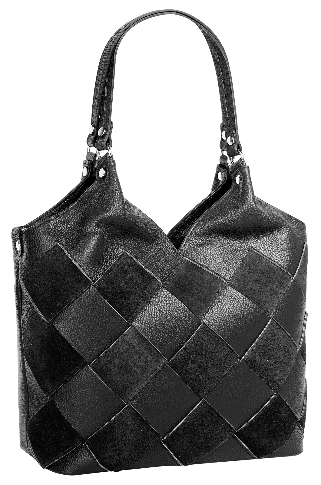 Samantha Look Shopper, echt Leder, Made in Italy