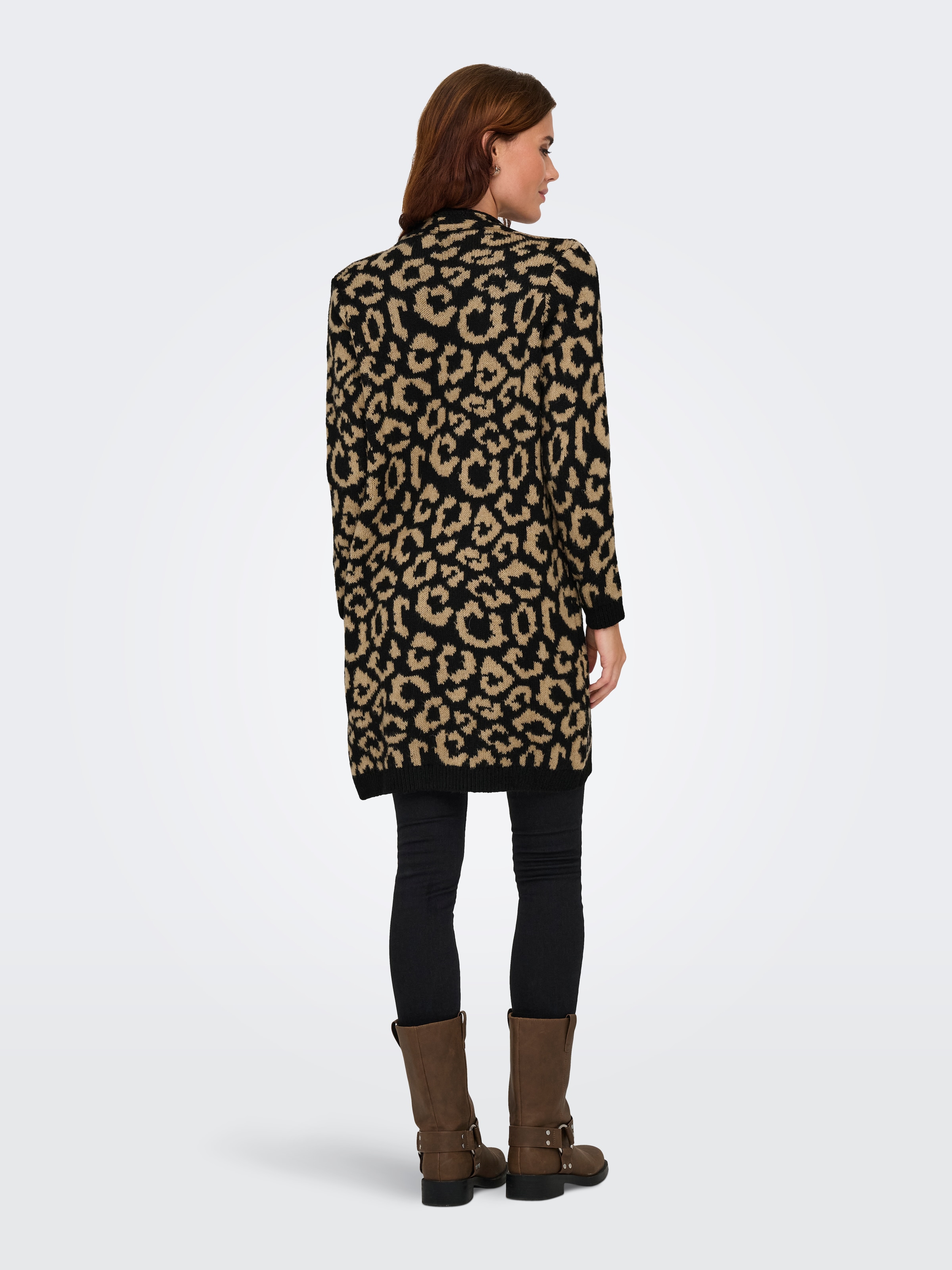 ONLY Strickjacke »ONLJADE ANIMAL AO LS CARDIGAN RP KNT«