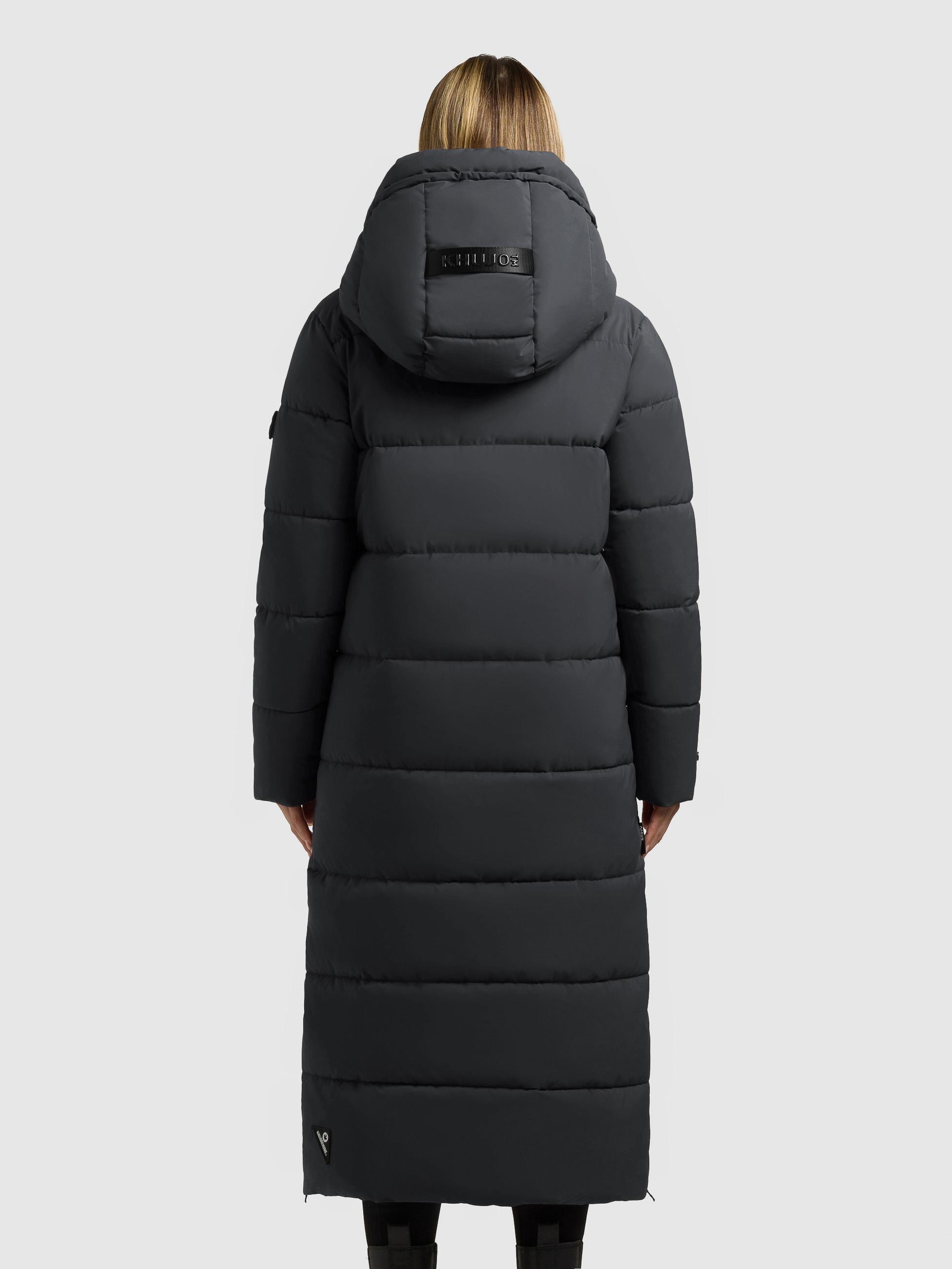 Thumbnail - khujo Steppmantel "Dote2" Extralanger Damen Mantel mit abnehmbarer Kapuze
