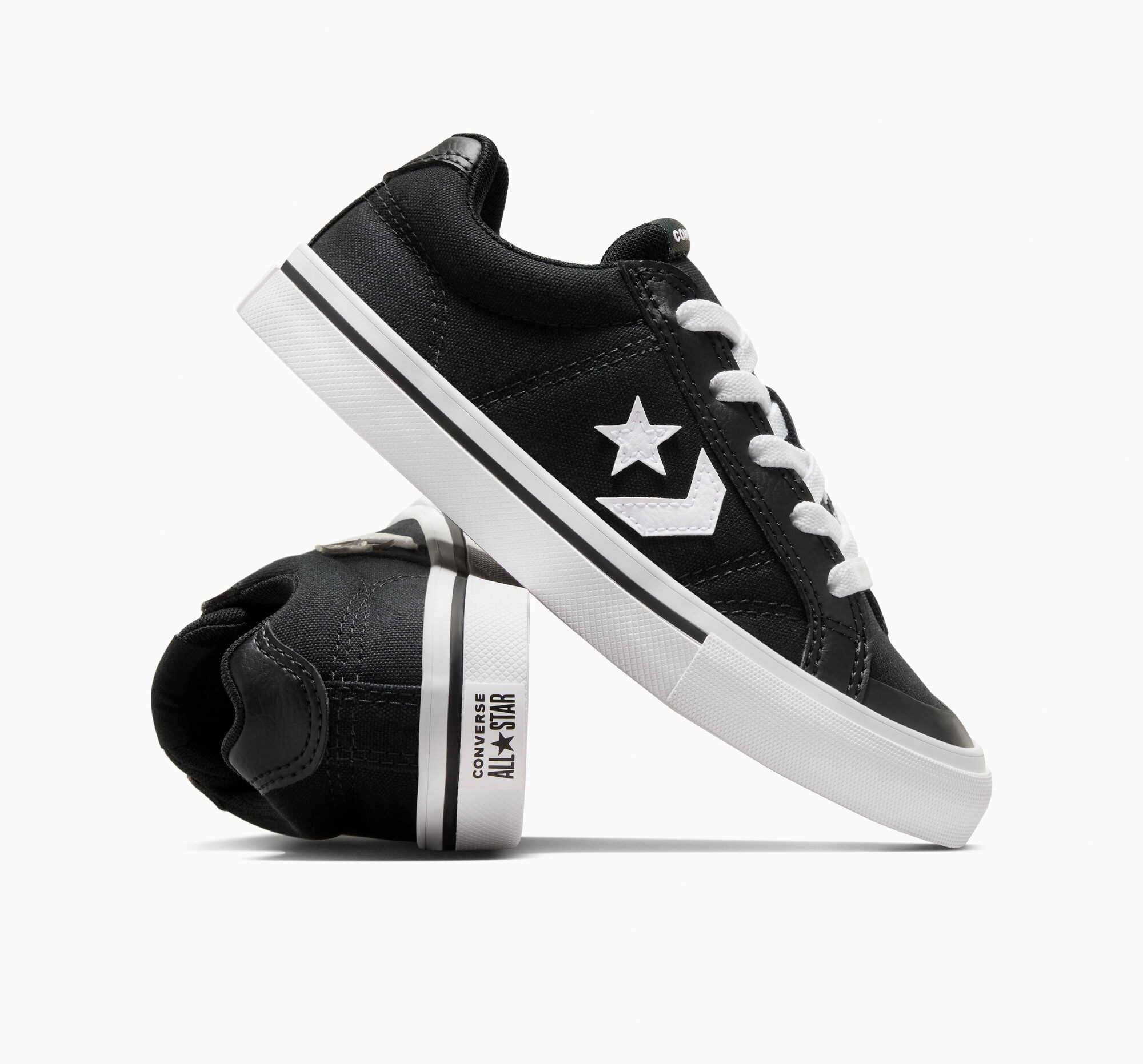 Converse Sport Casual Easy-On Sneaker Black/White 34 5