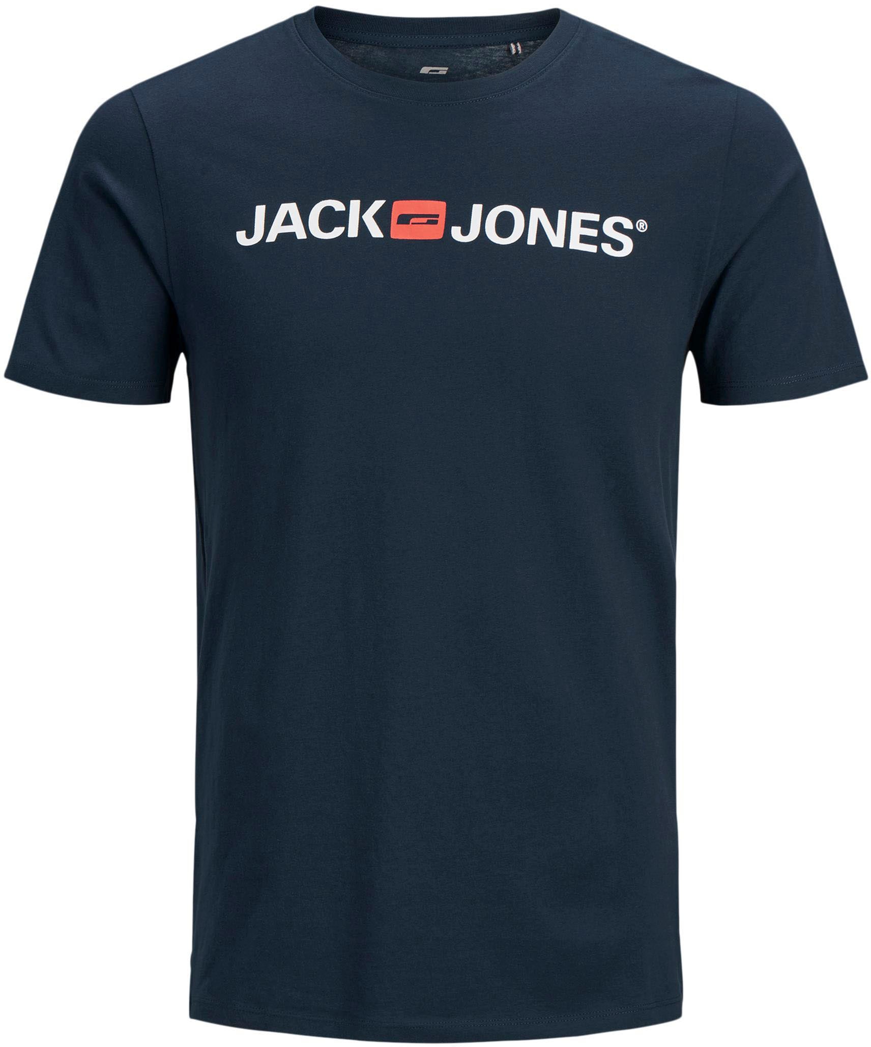 Jack & Jones Rundhalsshirt »JJECORP LOGO TEE SS CREW NECK 3PKMP NOOS«, (Packung, 3 tlg., 3er-Pack), 3er Packung