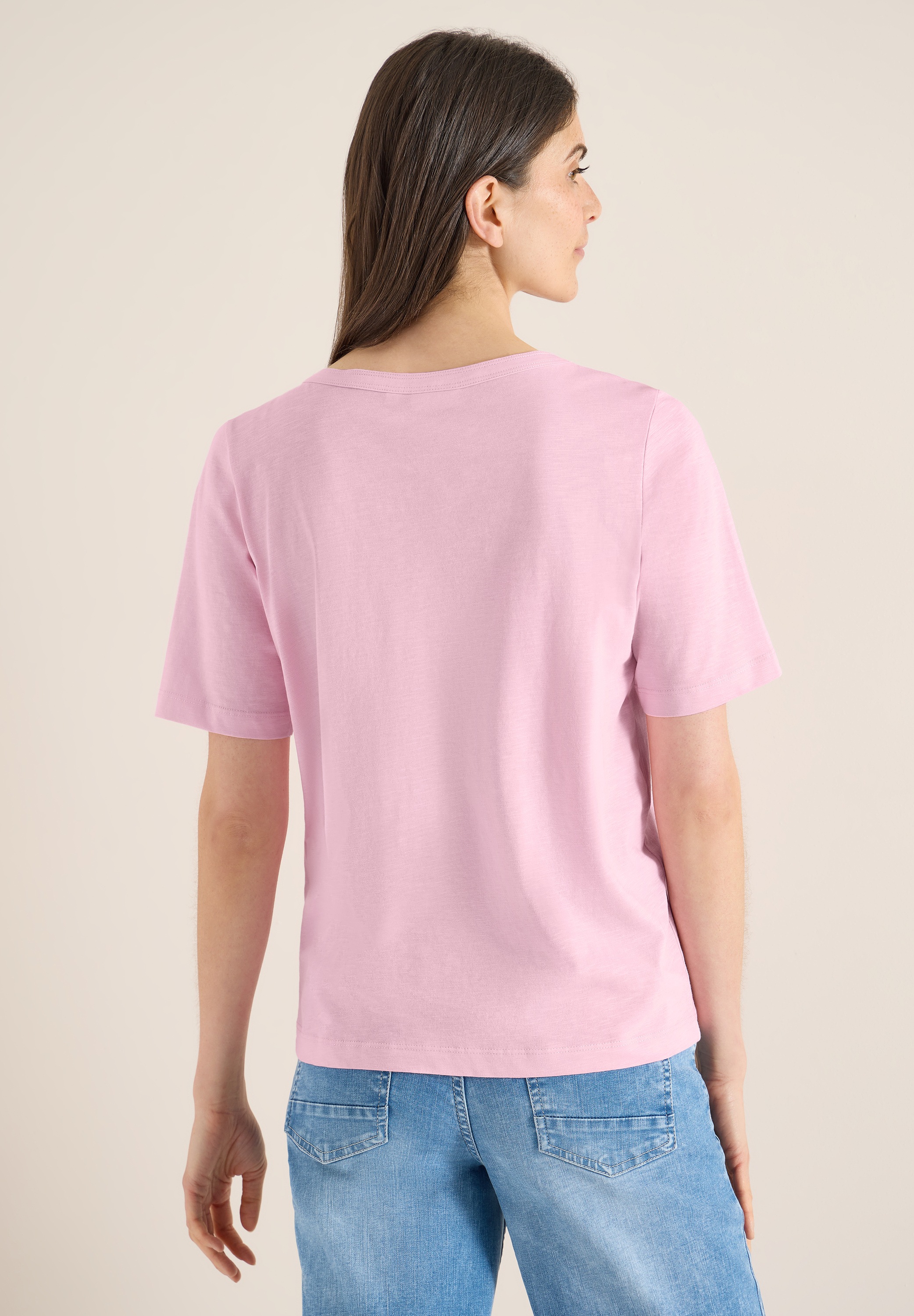 Cecil T-Shirt mit U-Boot-Ausschnitt günstig online kaufen