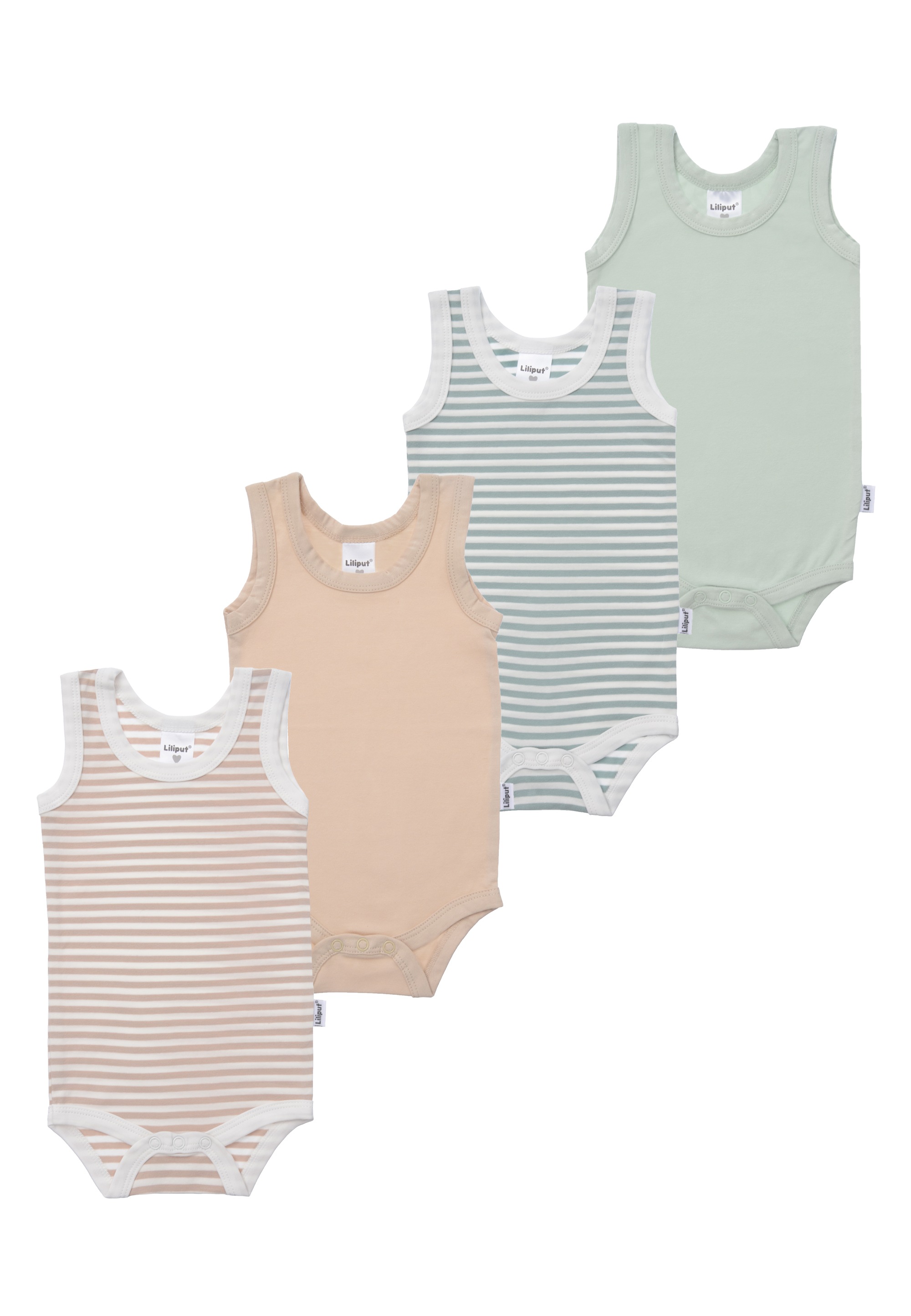 Liliput Body 4 Stk. 4er-Pack mit angenehmem Rundhalsausschnitt