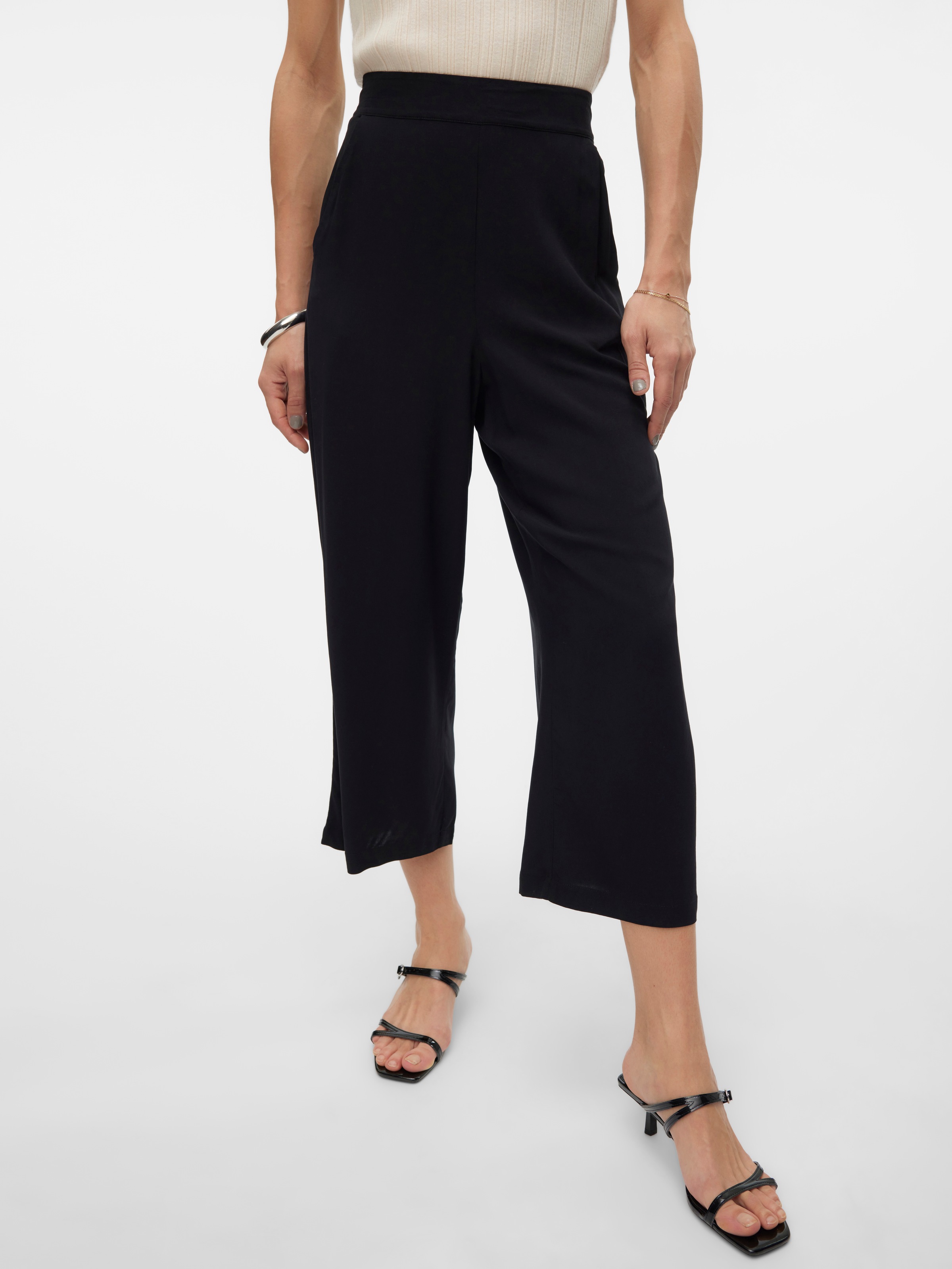 Vero Moda Schlupfhose "VMEASY JOY HW CULOTTE PANTS WVN GA" günstig online kaufen