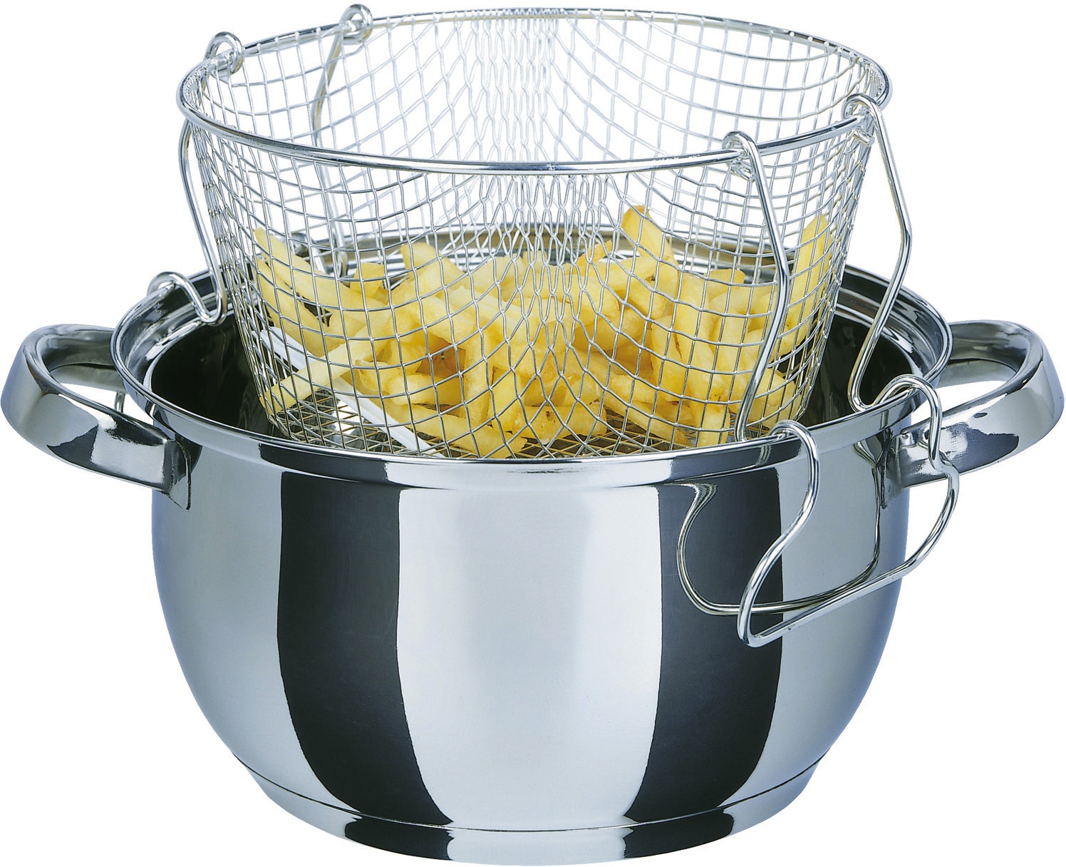 GSW Frittiertopf Edelstahl (1 tlg.) Indukt...