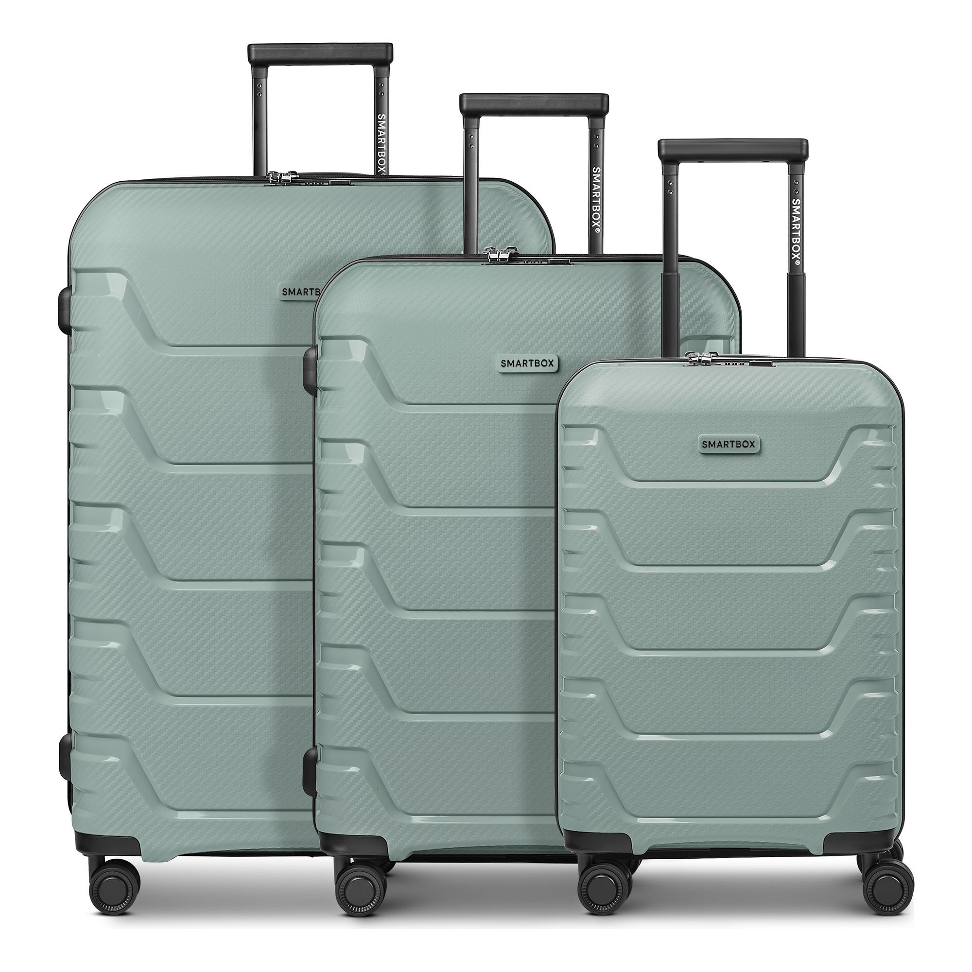 Smartbox "Edition 01 4 Rollen Kofferset 3-teilig mit Dehnfalte"