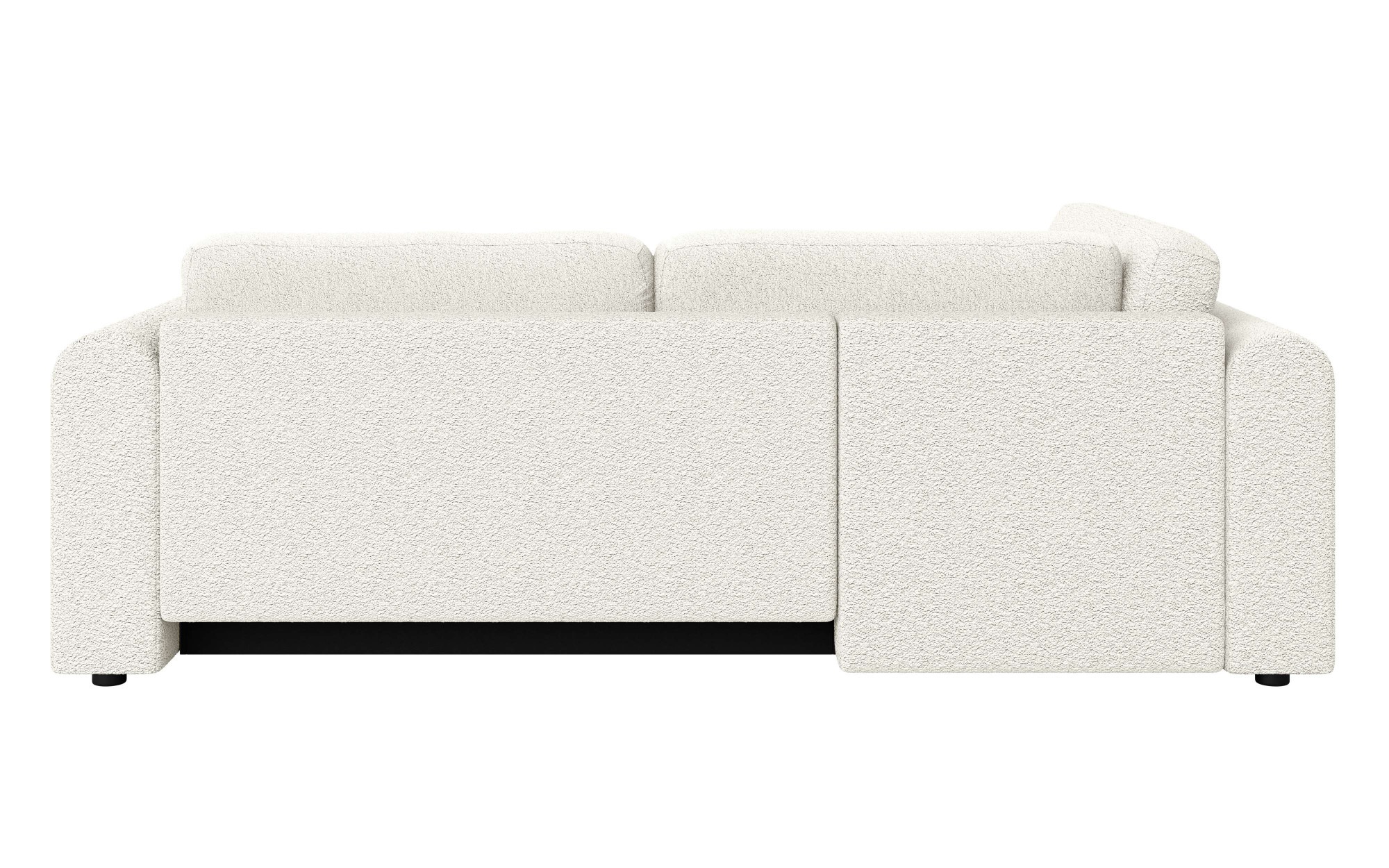 INOSIGN Ecksofa »Zacharia wahlweise Schlafsofa mit Bettkasten, B/T/H 250/166/86 cm«, L-Form mit Wellenunterfederung, Ottomane rechts oder links bestellbar