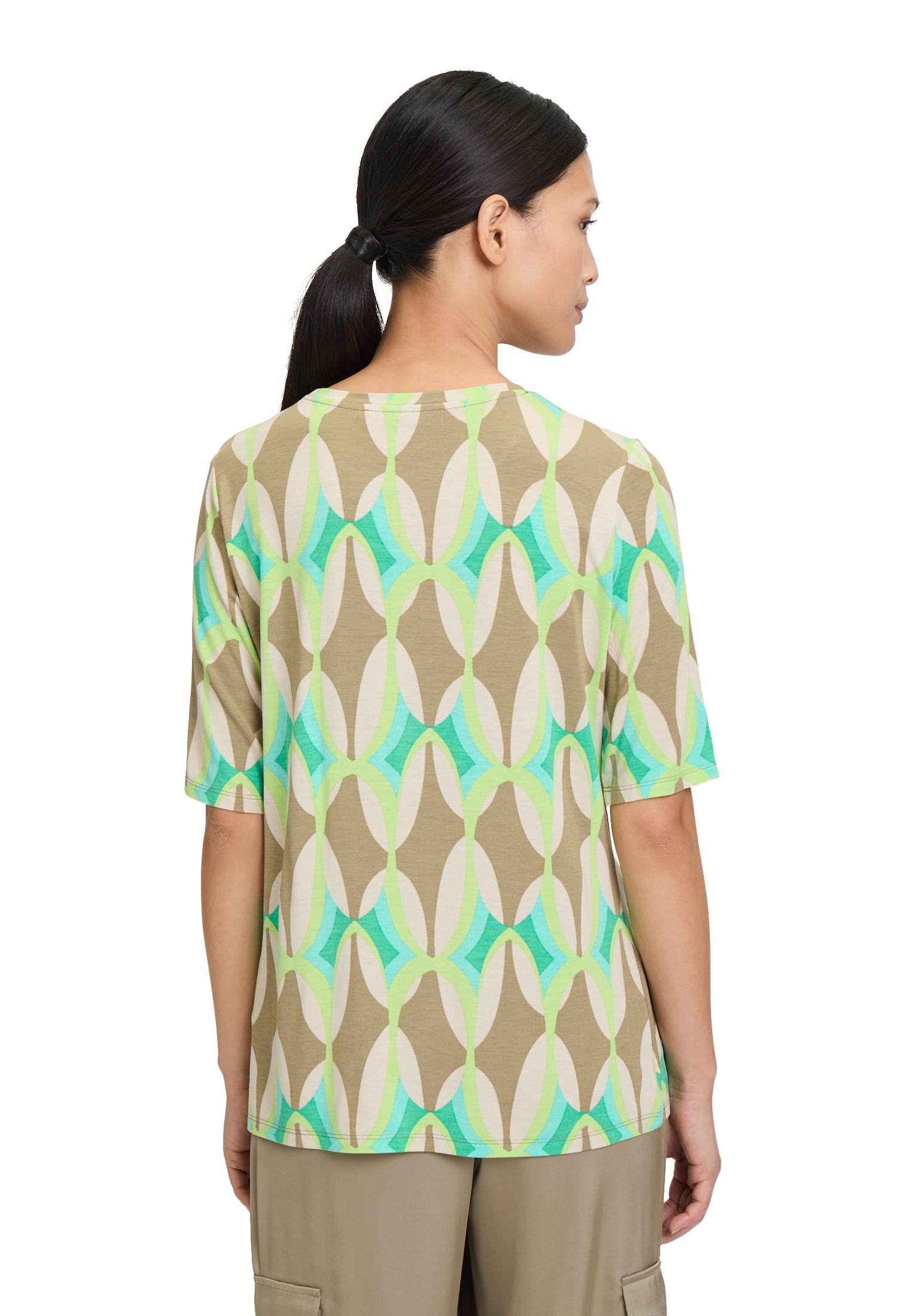 Betty Barclay Kurzarmshirt »Betty Barclay Damen Basic Shirt mit Print«, (1 tlg.), Druck