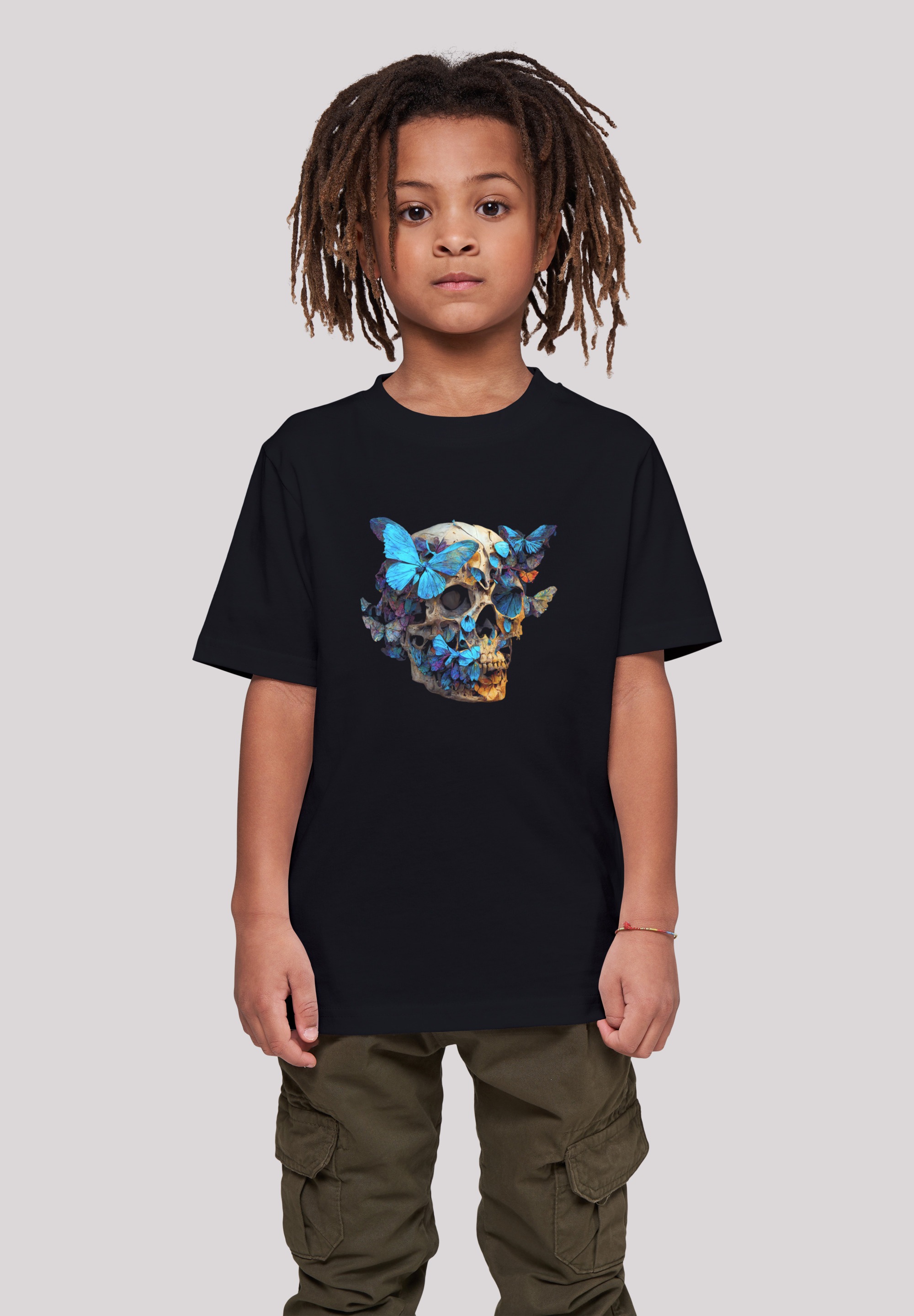 F4NT4STIC T-Shirt »Schmetterling kaufen Skull UNISEX«, BAUR Keine | Angabe TEE