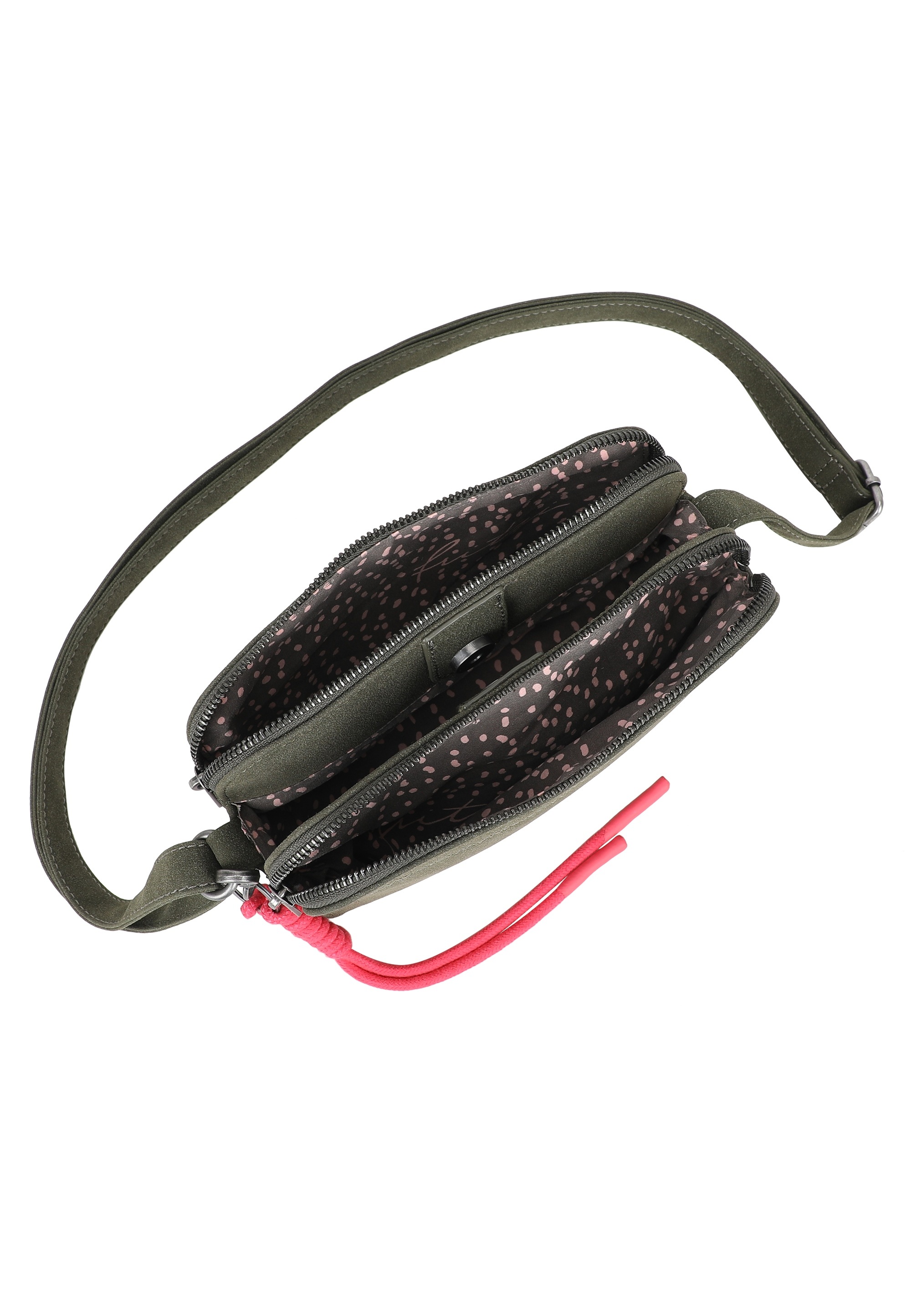 Fritzi aus Preußen Schultertasche »Jony Suede Jacky« mit angerauter Materialoberfläche