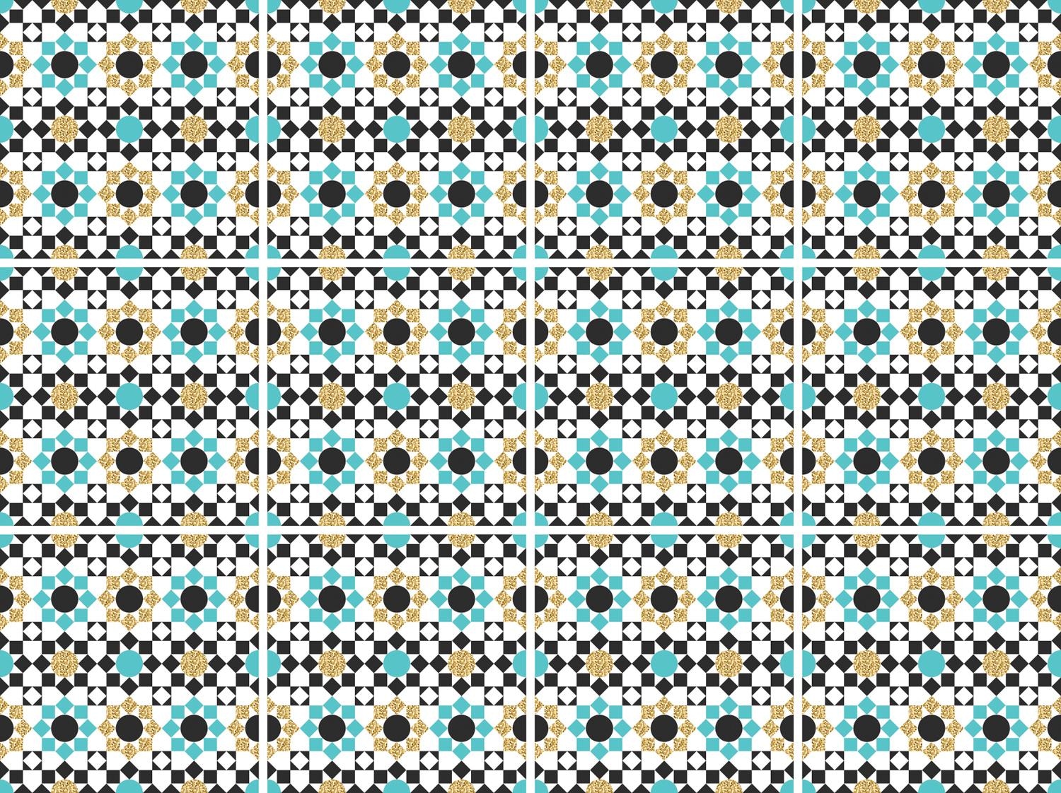 queence Fliesenaufkleber "Mosaik Muster" Stickerfliesen, selbstklebend, Sti günstig online kaufen