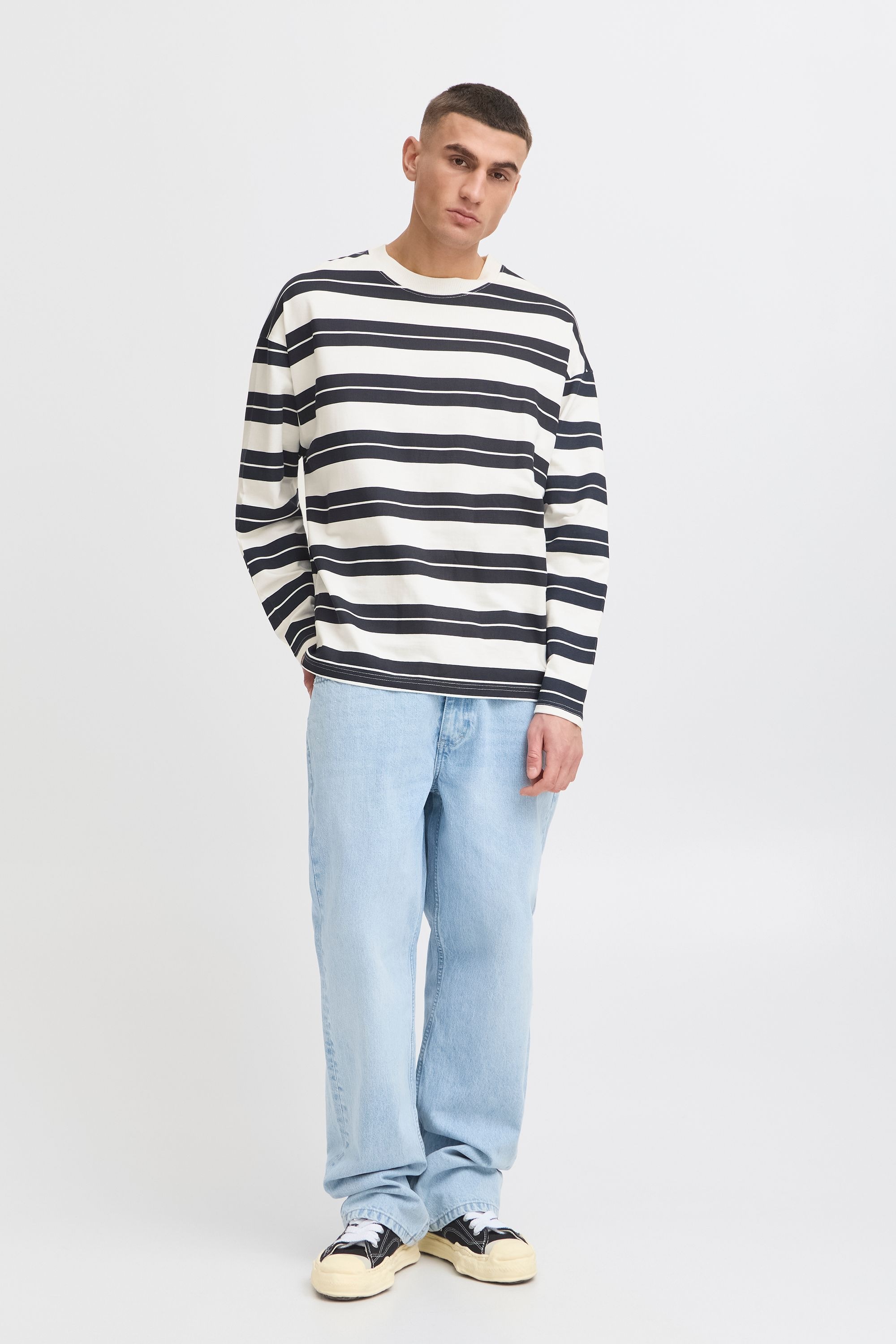 Solid Longpullover "Sweater SDPEACE" günstig online kaufen