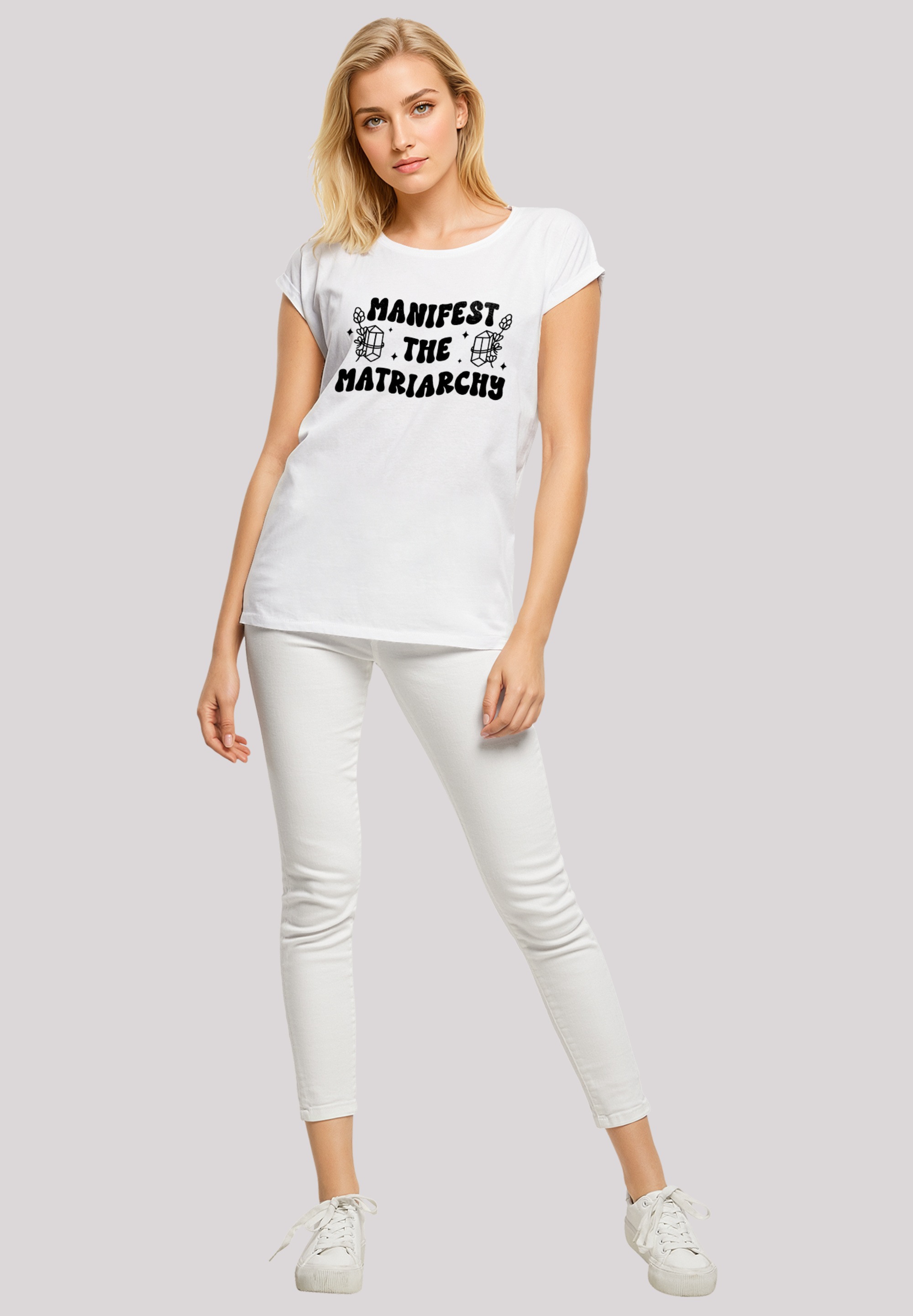 F4NT4STIC T-Shirt »Feministisch Manifest The Matriarchy Frauentag«, Premium Qualität
