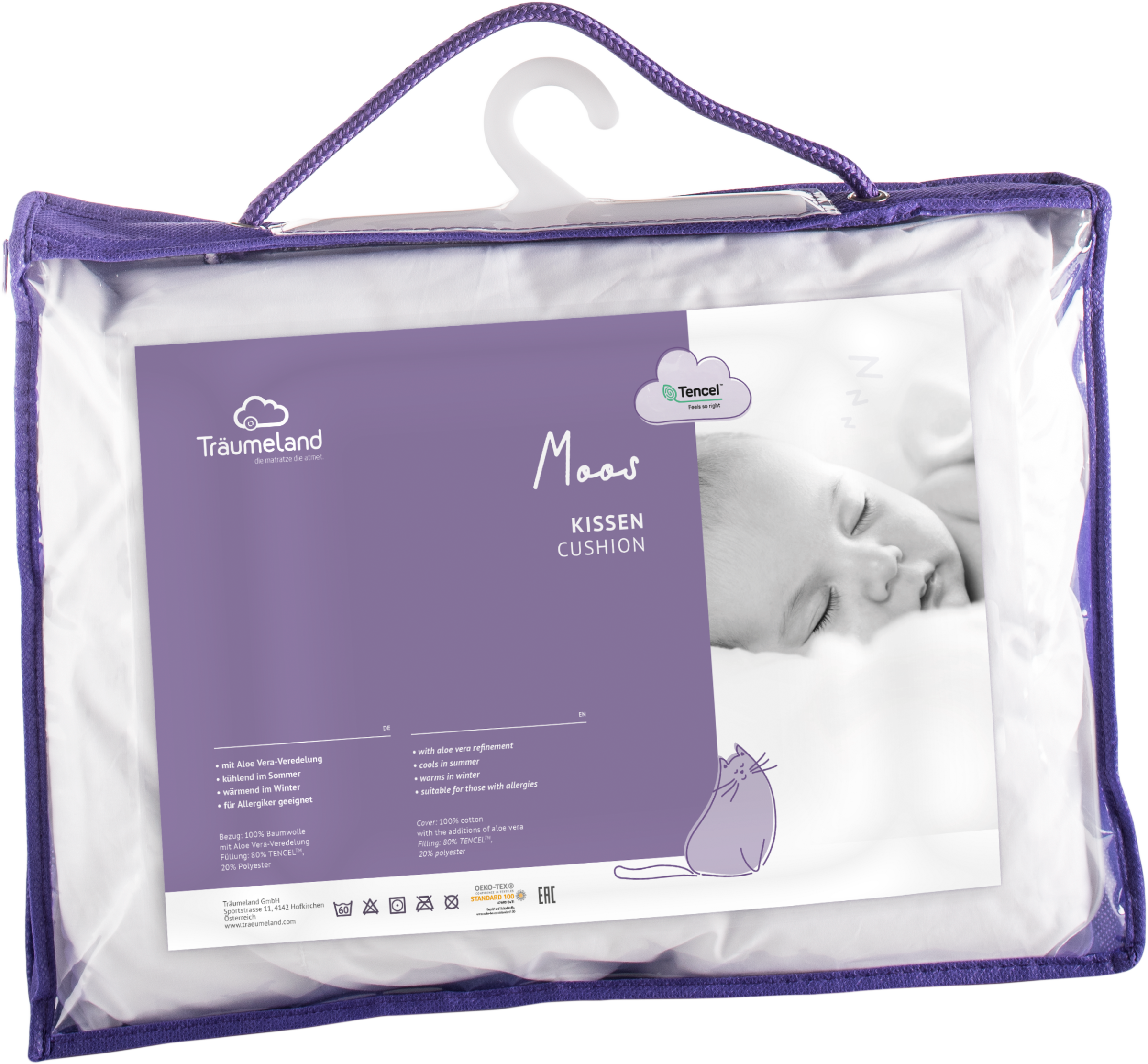 Träumeland Naturfaserkissen "Moos" 1 Stk. tlg. günstig online kaufen