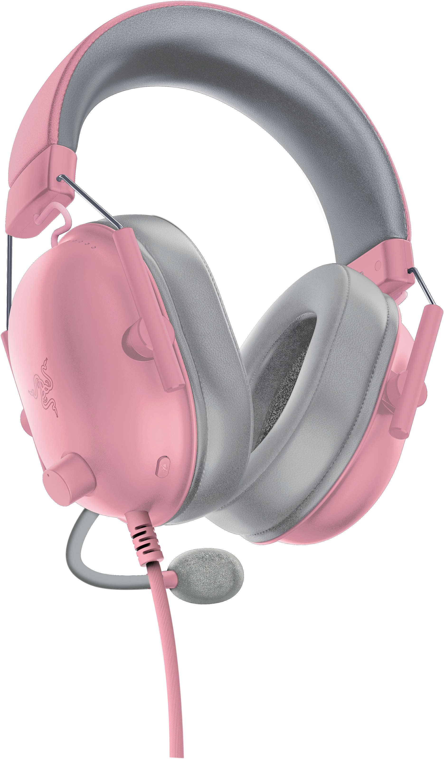 RAZER Gaming-Headset »BlackShark V2 X (PlayStation Lizensiert)«, Geräuschisolierung-Stummschaltung