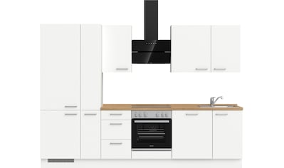nobilia® elements Küche »elements«, vormontiert, Breite 300 cm, mit E-Geräten kaufen