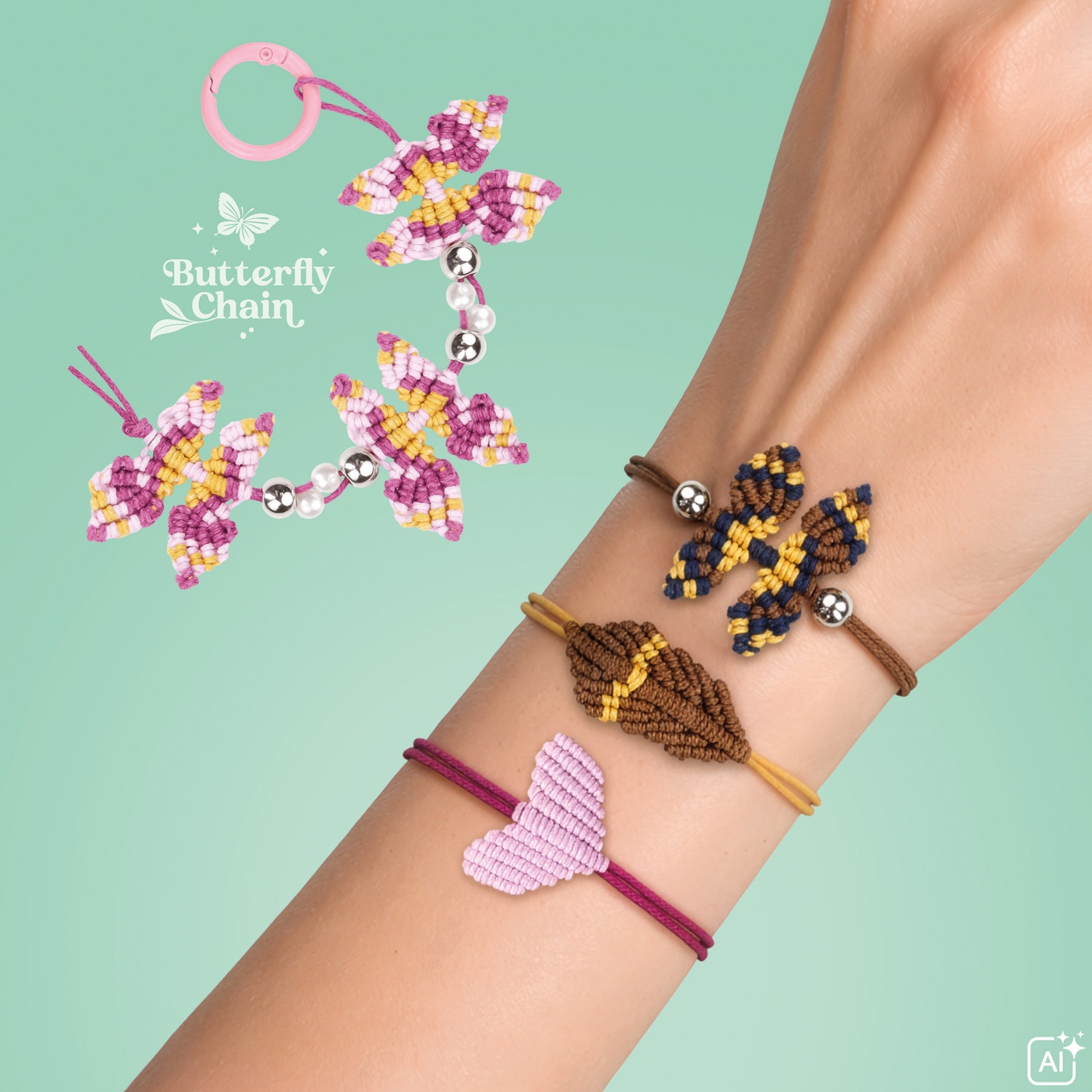 Lena® Kreativset »The Craft Box, DIY Macramé Set«