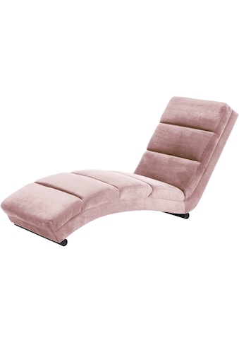 ACTONA GROUP Chaiselongue »Sigmund« su schwarzen pu...