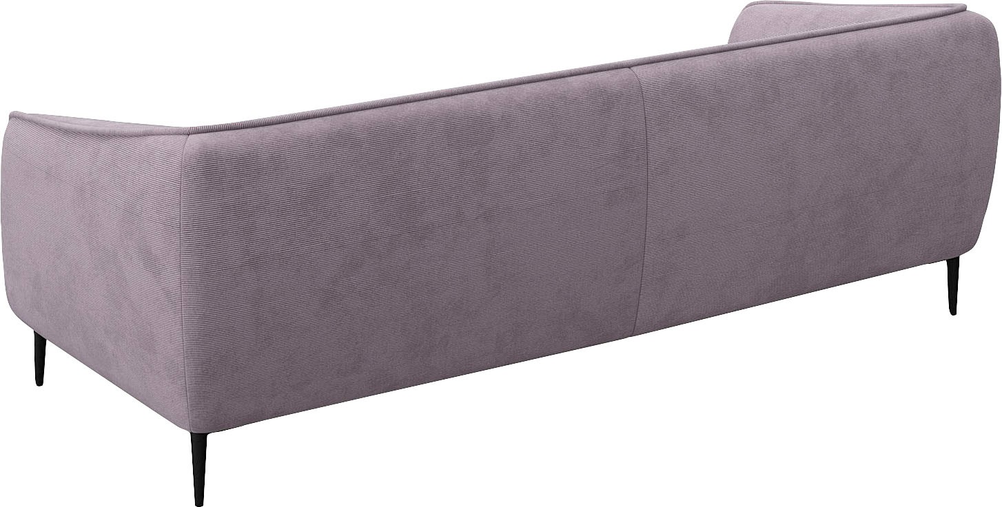 FLEXLUX 3-Sitzer »Belle Designsofa, Couch, bequem durch Kaltschaum im Sitz«, Skandinavisches Design, In hochwertiger Verarbeitung