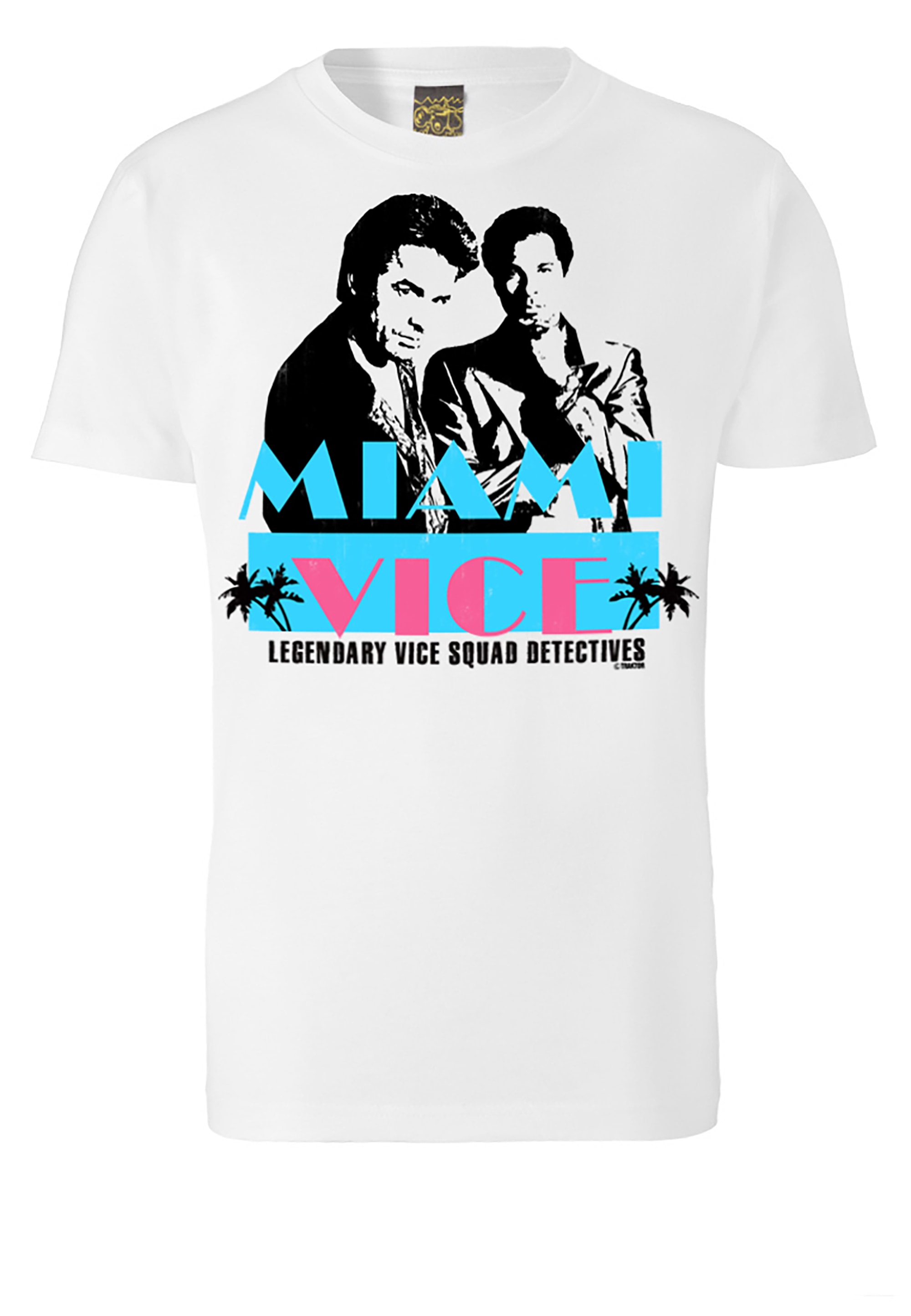 LOGOSHIRT T-Shirt »Miami Vice«, mit coolem Print
