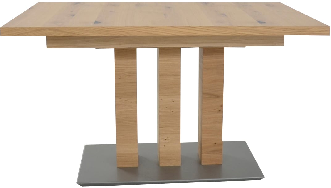 K+W Komfort & Wohnen Esstisch »Santos III«, Esstisch rechteckig, Untergestell und Tischplatte furniert in Eiche