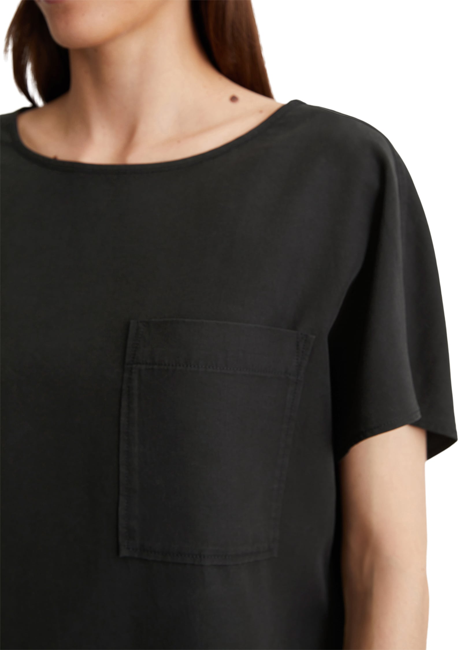 Marc O'Polo Kurzarmbluse »aus TENCEL™ Lyocell«
