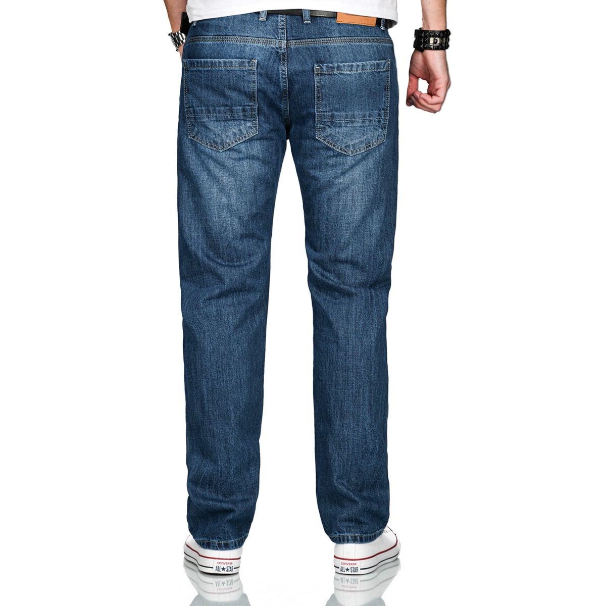Alessandro Salvarini Comfort-fit-Jeans »ASMarco«, mit geradem Bein