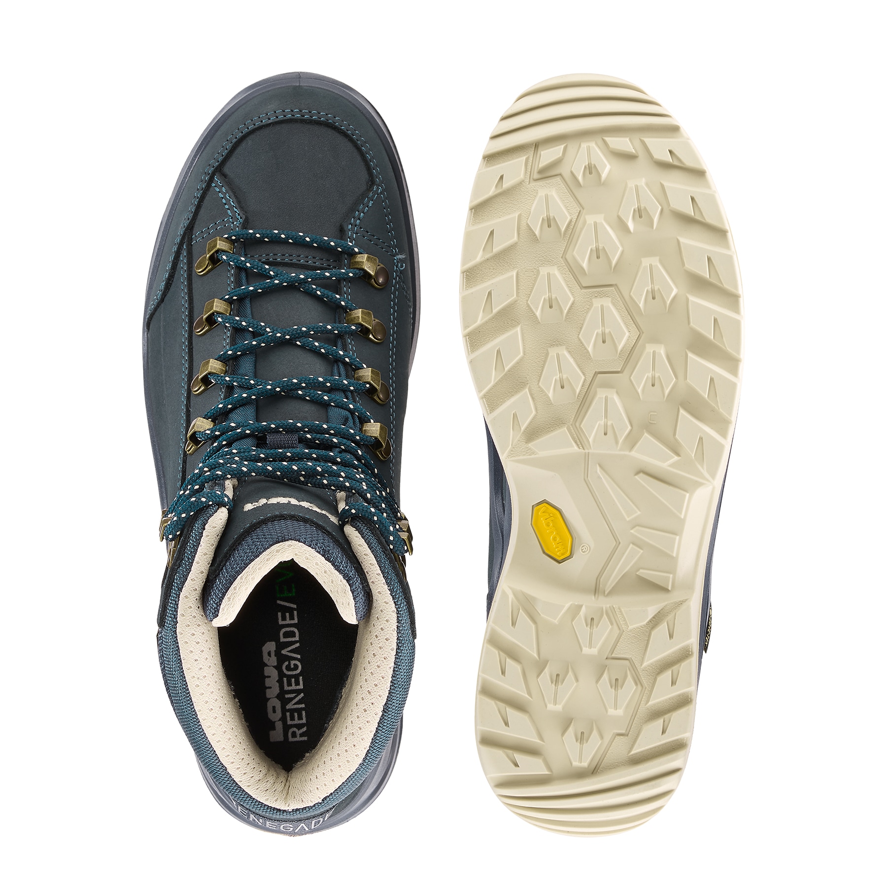 Lowa Wanderschuh »RENEGADE EVO GTX MID WS«, wasserdicht und mit Vibram-Sohle
