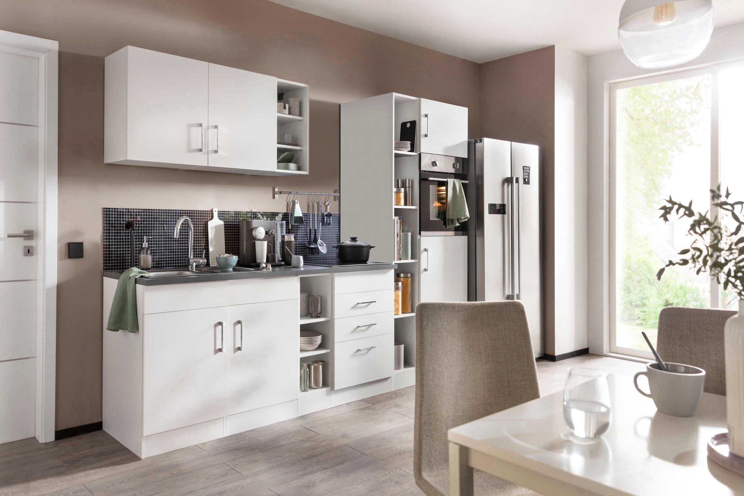 KOCHSTATION Küchenzeile "KS-Paris – Küchen mit einzigartigen Fotomotiven au günstig online kaufen