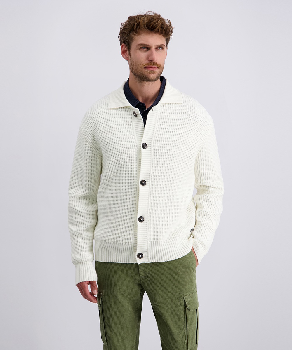 Pierre Cardin Strickjacke, mit Rippbündchen günstig online kaufen