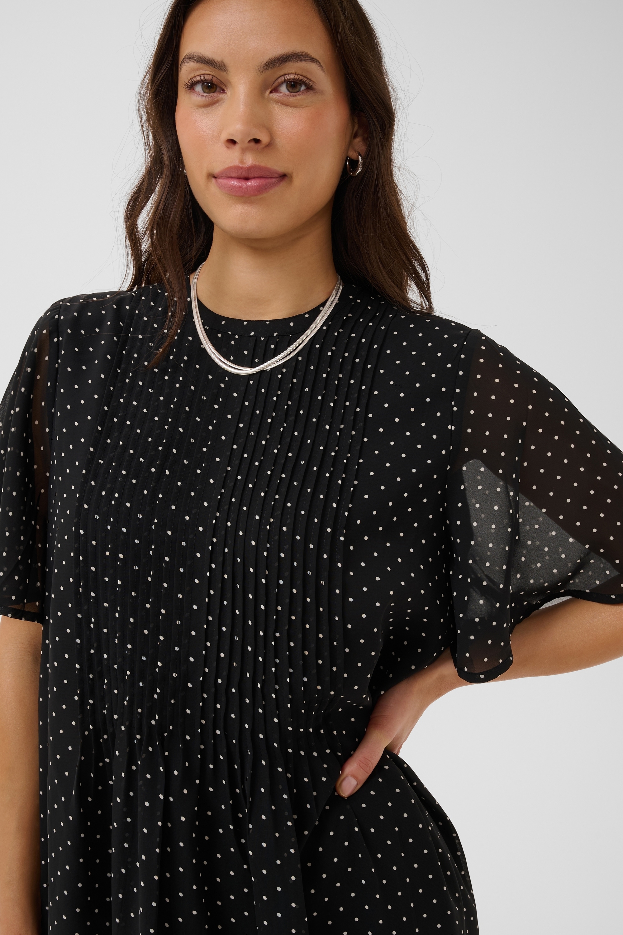 Saint Tropez Midikleid »Damen Kleid SabatinaSZ«