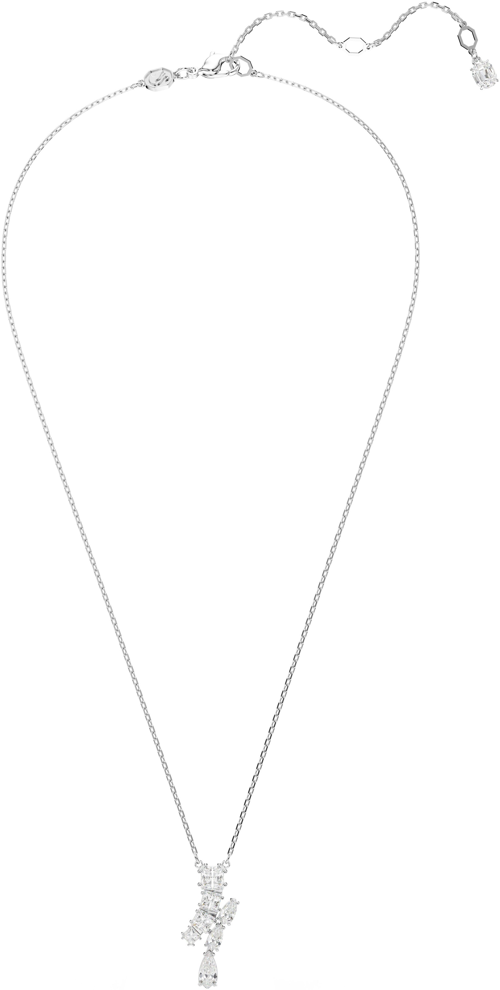 Swarovski Kette mit Anhänger »Schmuck Geschenk Halskette Matrix«, mit Swarovski® Zirkonia (synth.)