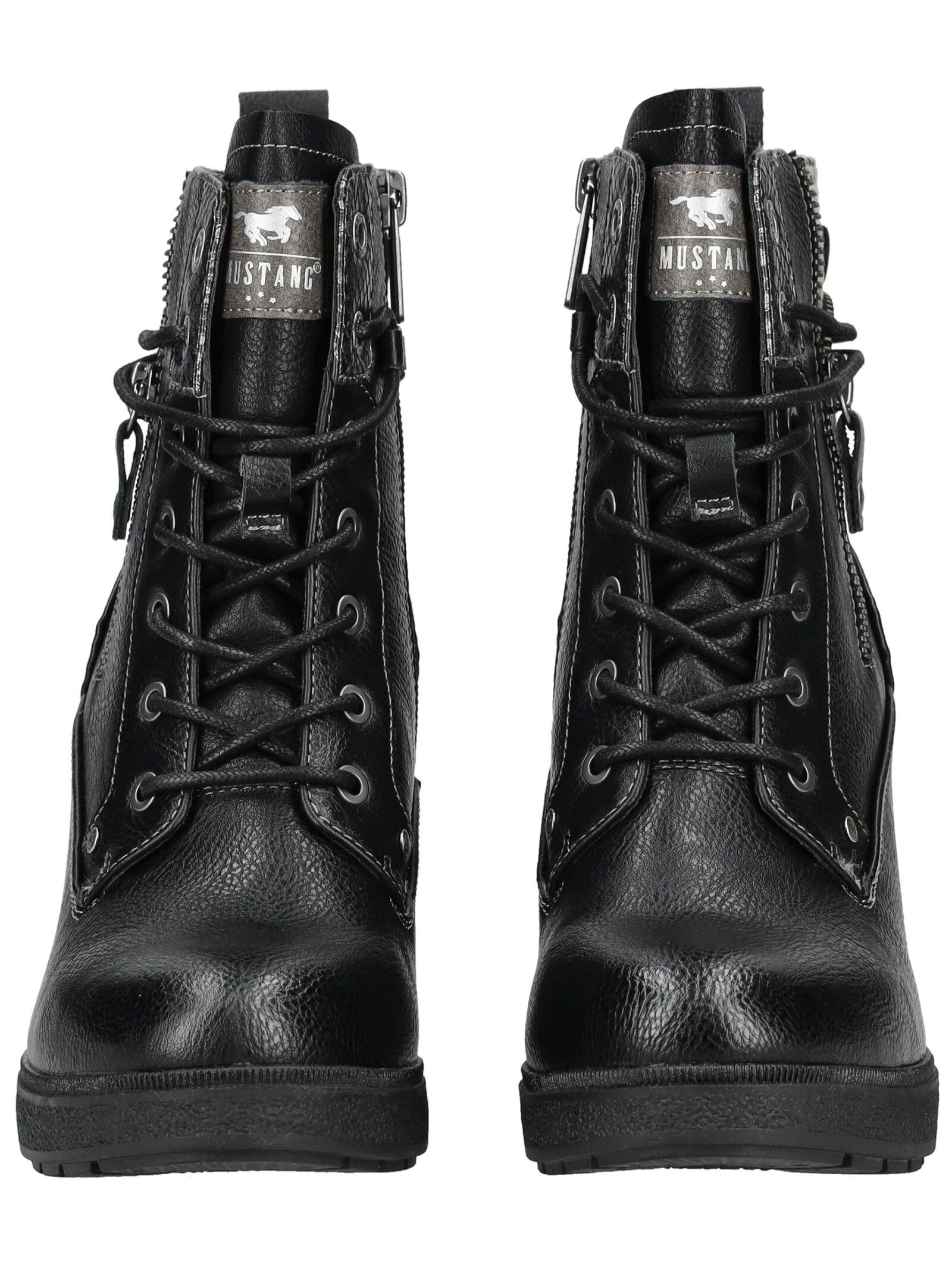 Thumbnail - Mustang Shoes High-Heel-Stiefelette "Mustang Shoes Stiefelette Lederimitat/Textil"