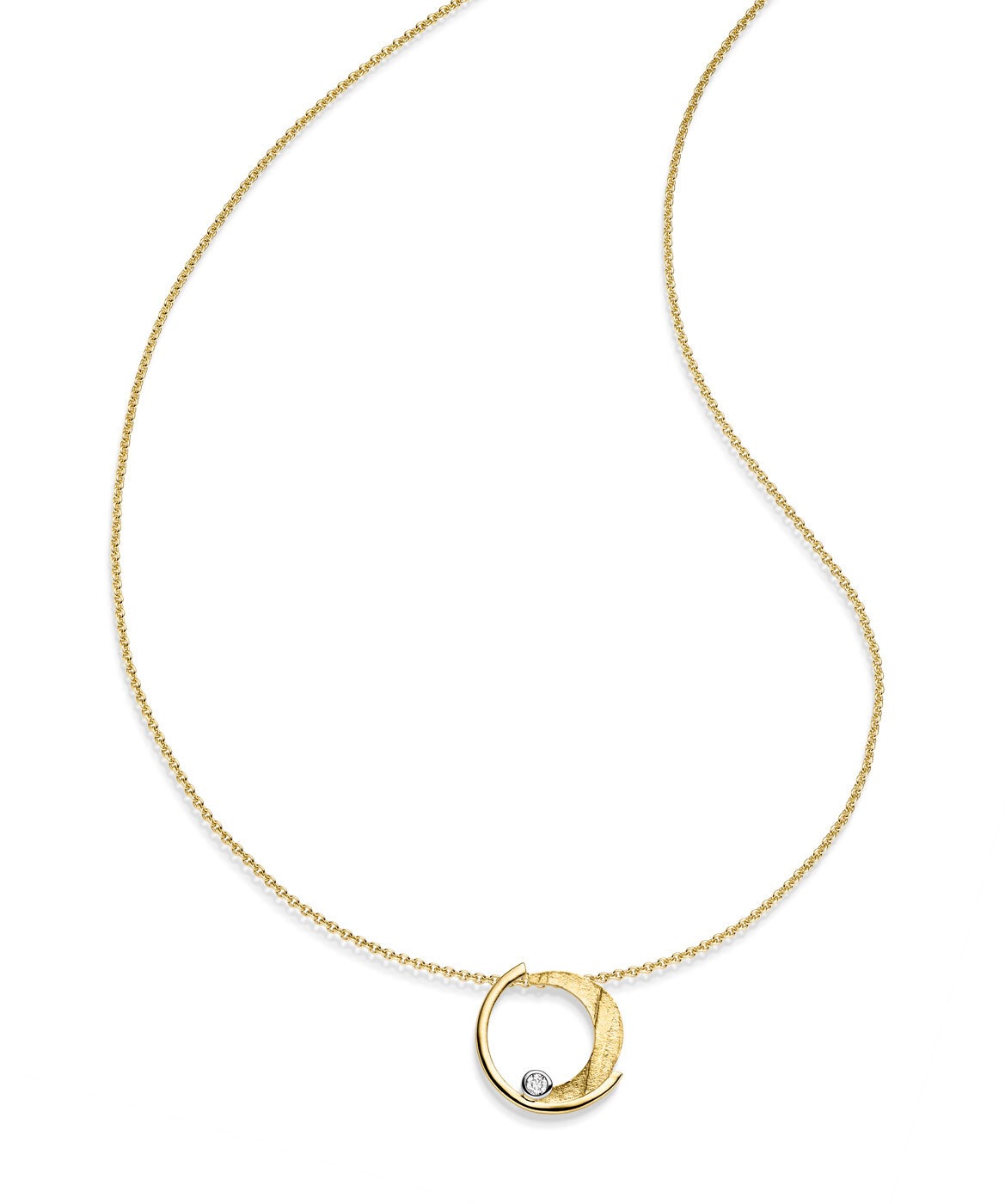 Adelia´s Kettenanhänger »Anhänger aus 333 Gelbgold«  mit Zirkonia